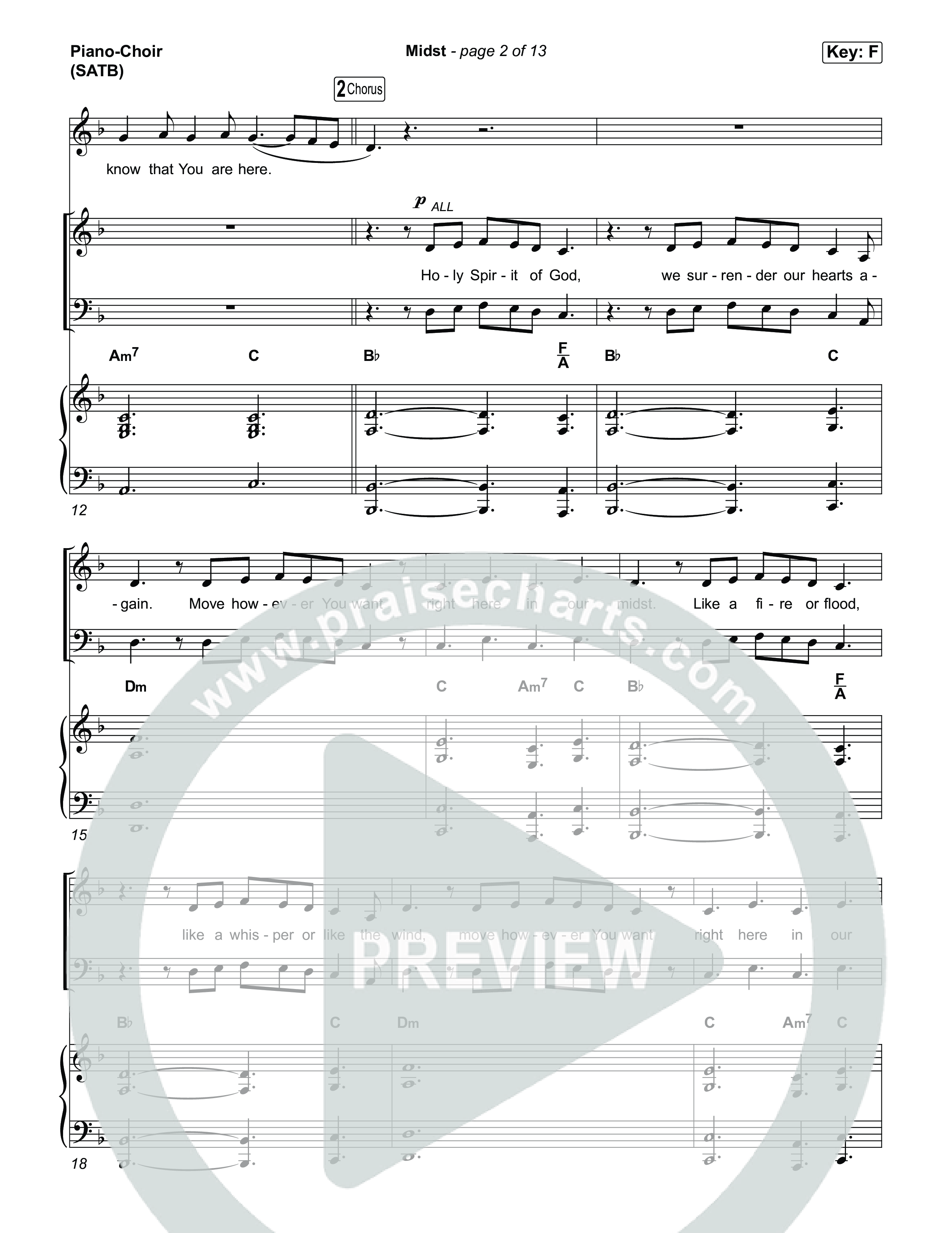 Midst Piano/Vocal Pack (The Belonging Co)