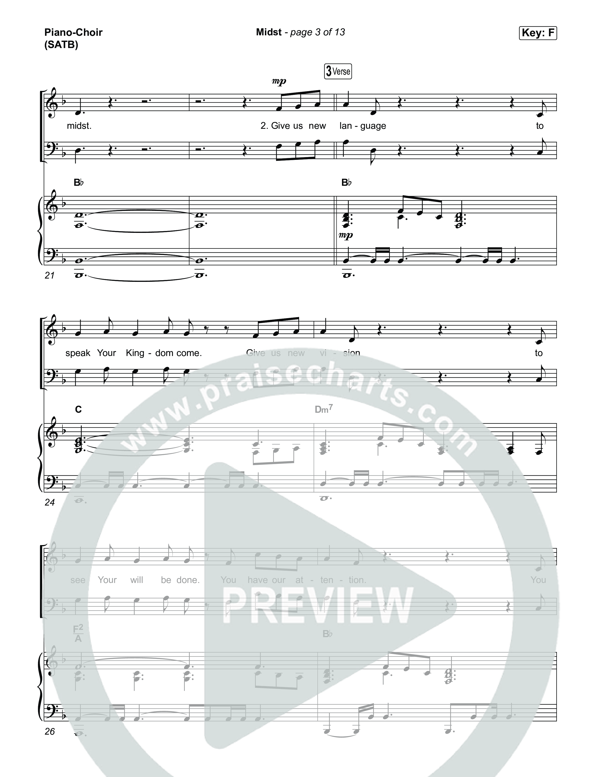 Midst Piano/Vocal Pack (The Belonging Co)