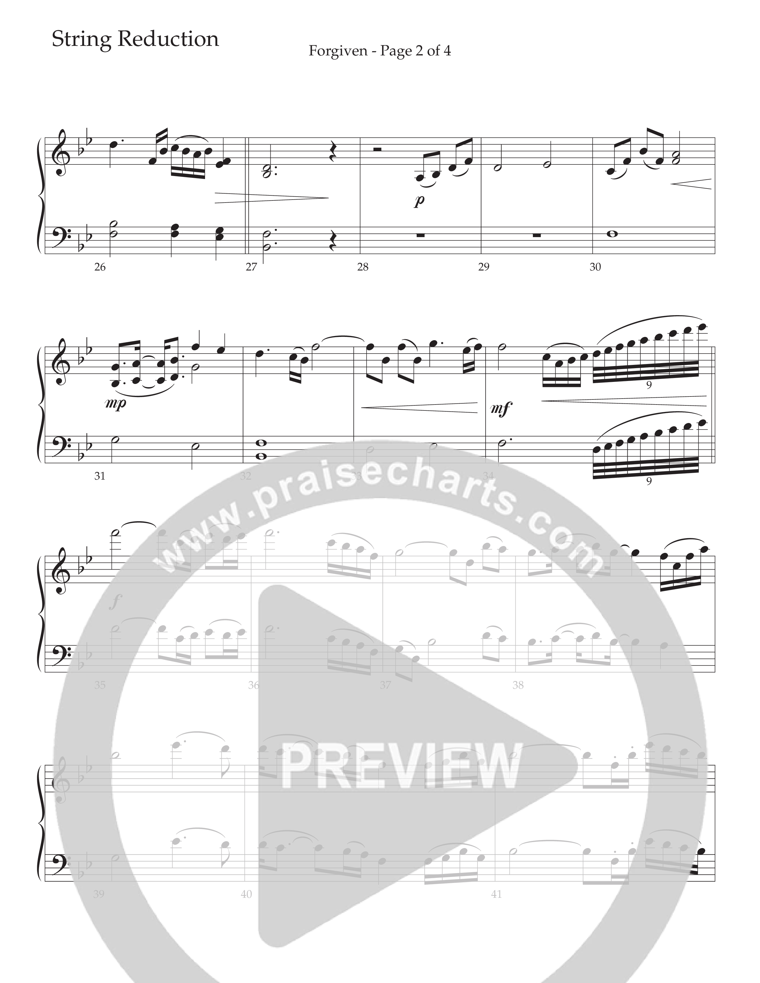 Forgiven (Choral Anthem SATB) String Reduction (Daywind Worship / Arr. Bradley Knight)