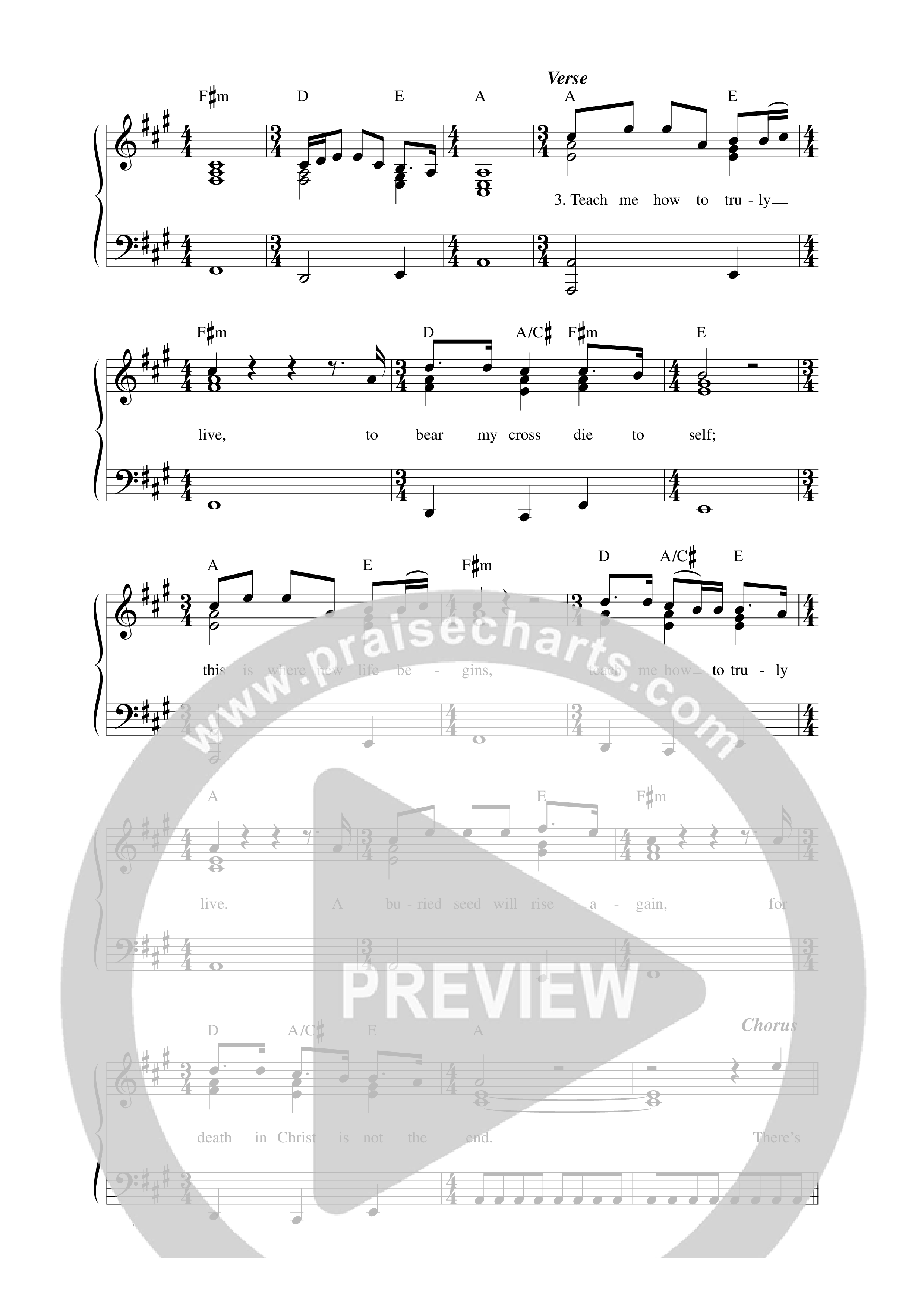 Narrow Way Lead Sheet Melody (Aaron Williams)