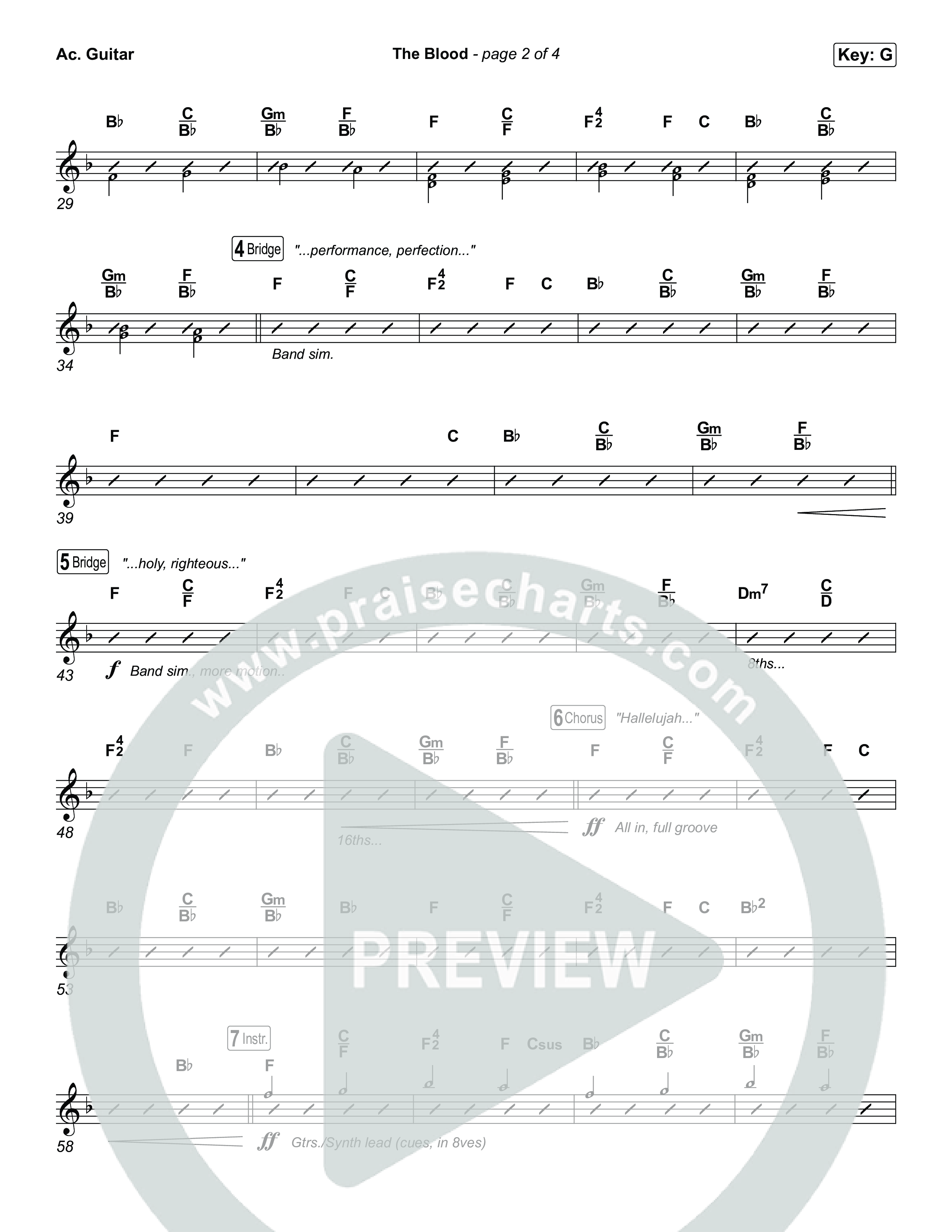 The Blood (Live From Passion 2026) Acoustic Guitar (Passion / JJ Hasulube)