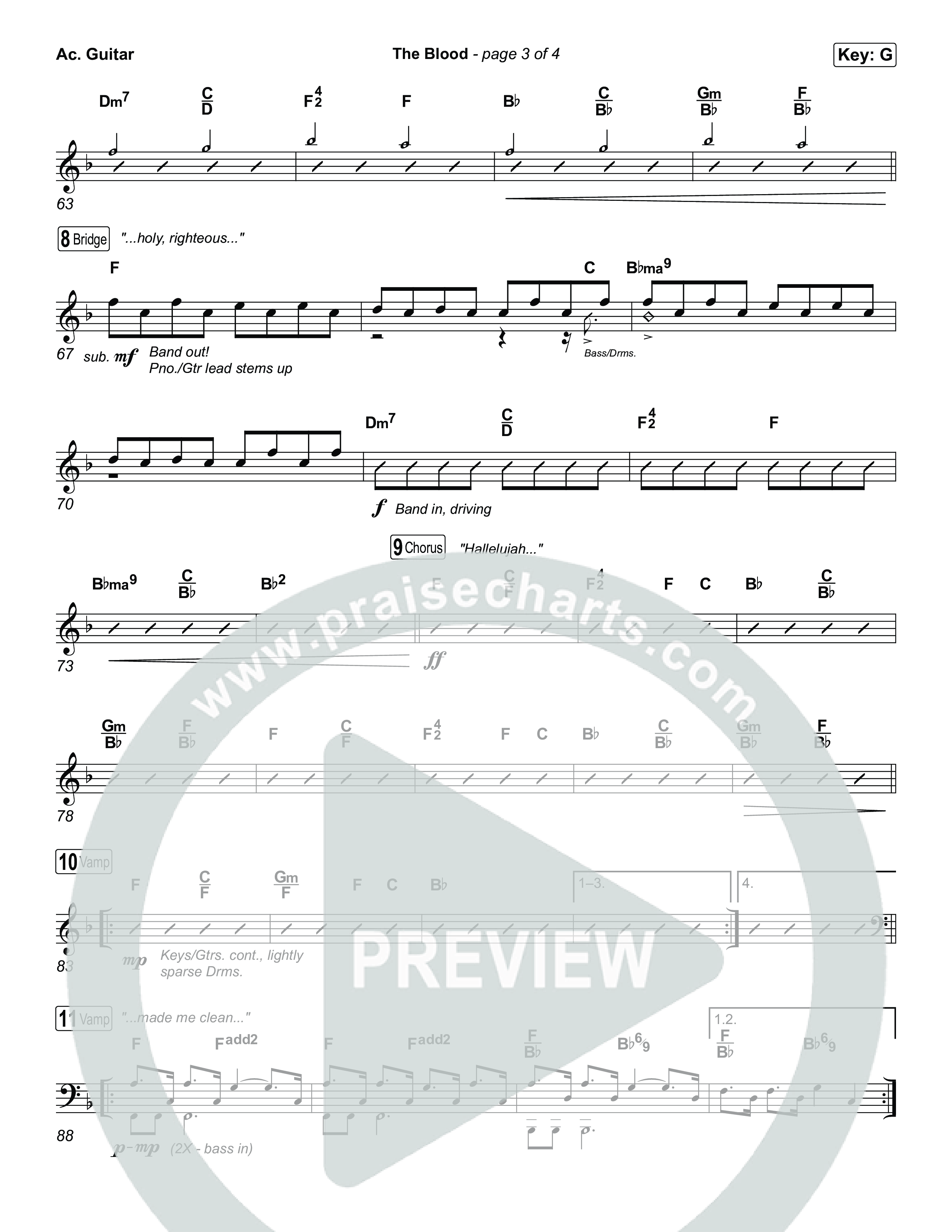 The Blood (Live From Passion 2026) Acoustic Guitar (Passion / JJ Hasulube)