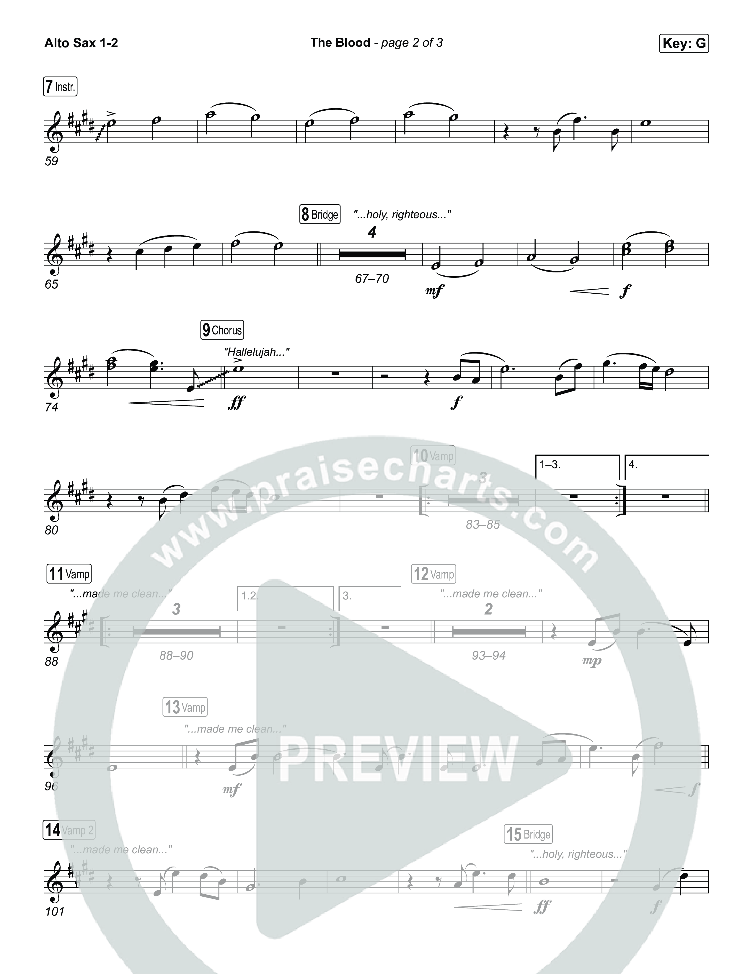 The Blood (Live From Passion 2026) Sax Pack (Passion / JJ Hasulube)