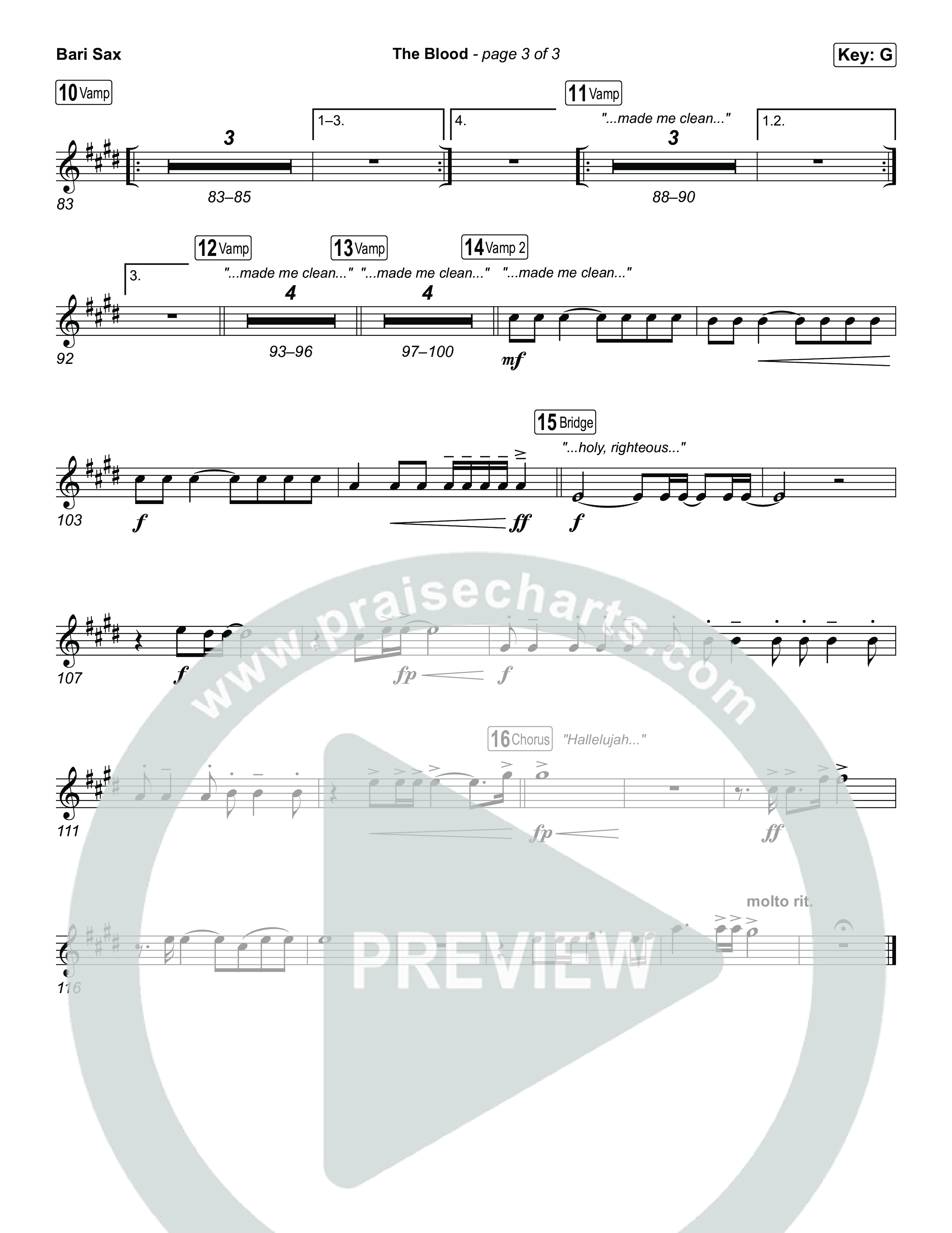 The Blood (Live From Passion 2026) Bari Sax (Passion / JJ Hasulube)