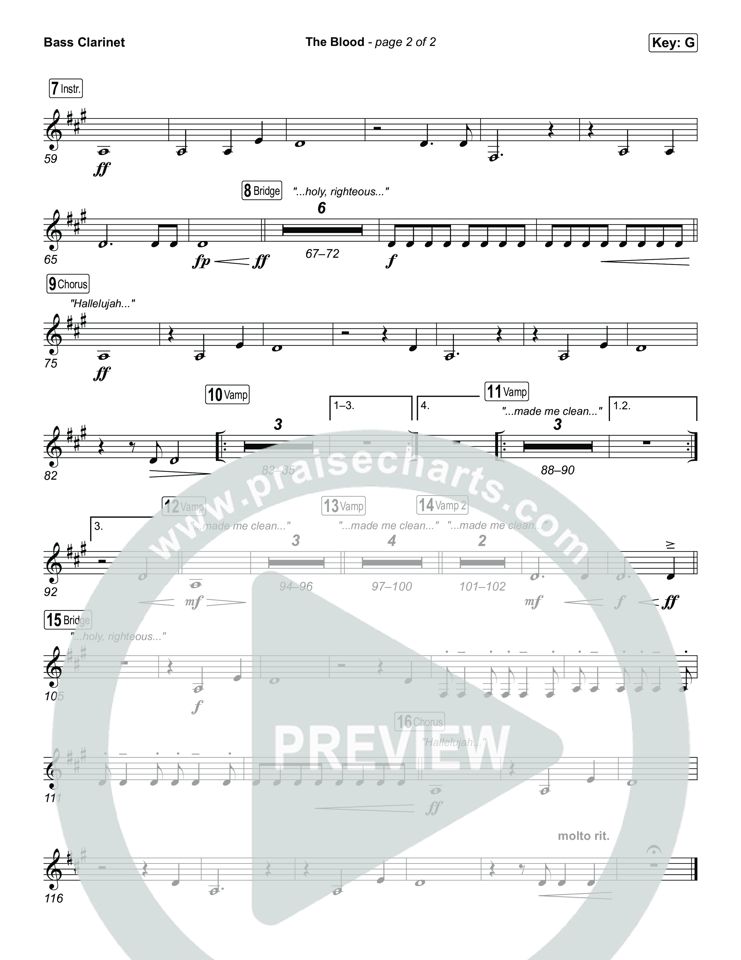 The Blood (Live From Passion 2026) Bass Clarinet (Passion / JJ Hasulube)