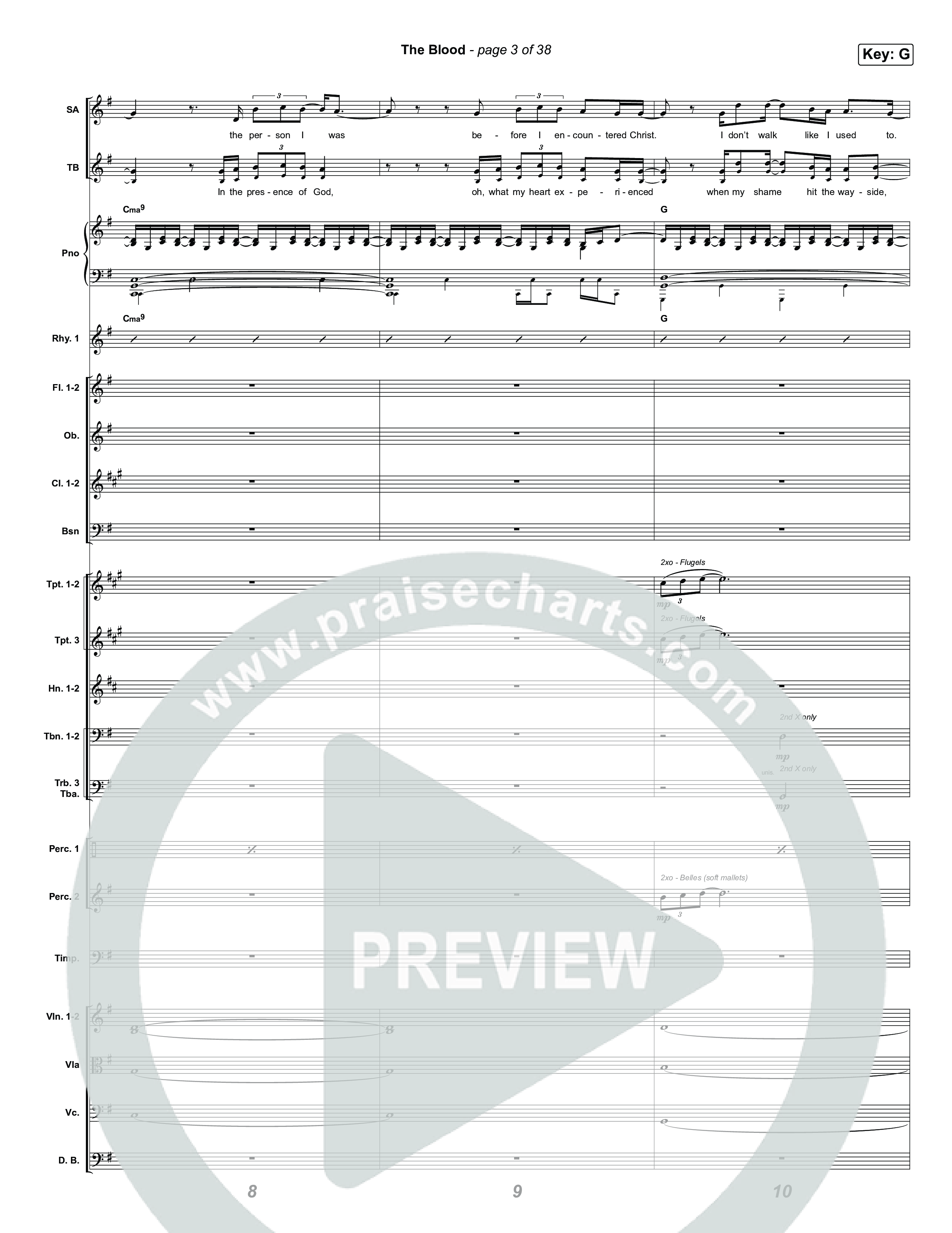 The Blood (Live From Passion 2026) Orchestration (Passion / JJ Hasulube)