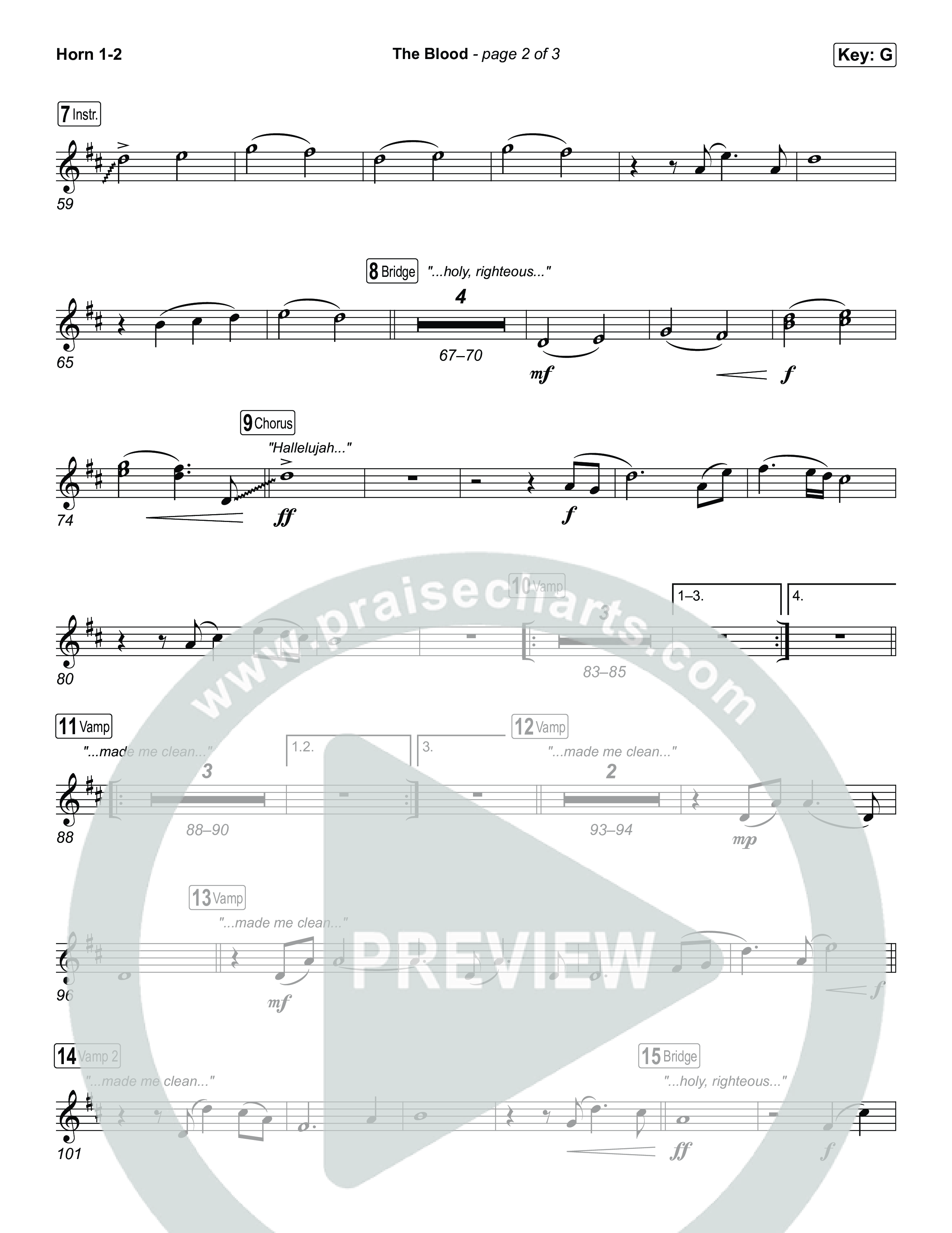 The Blood (Live From Passion 2026) Brass Pack (Passion / JJ Hasulube)