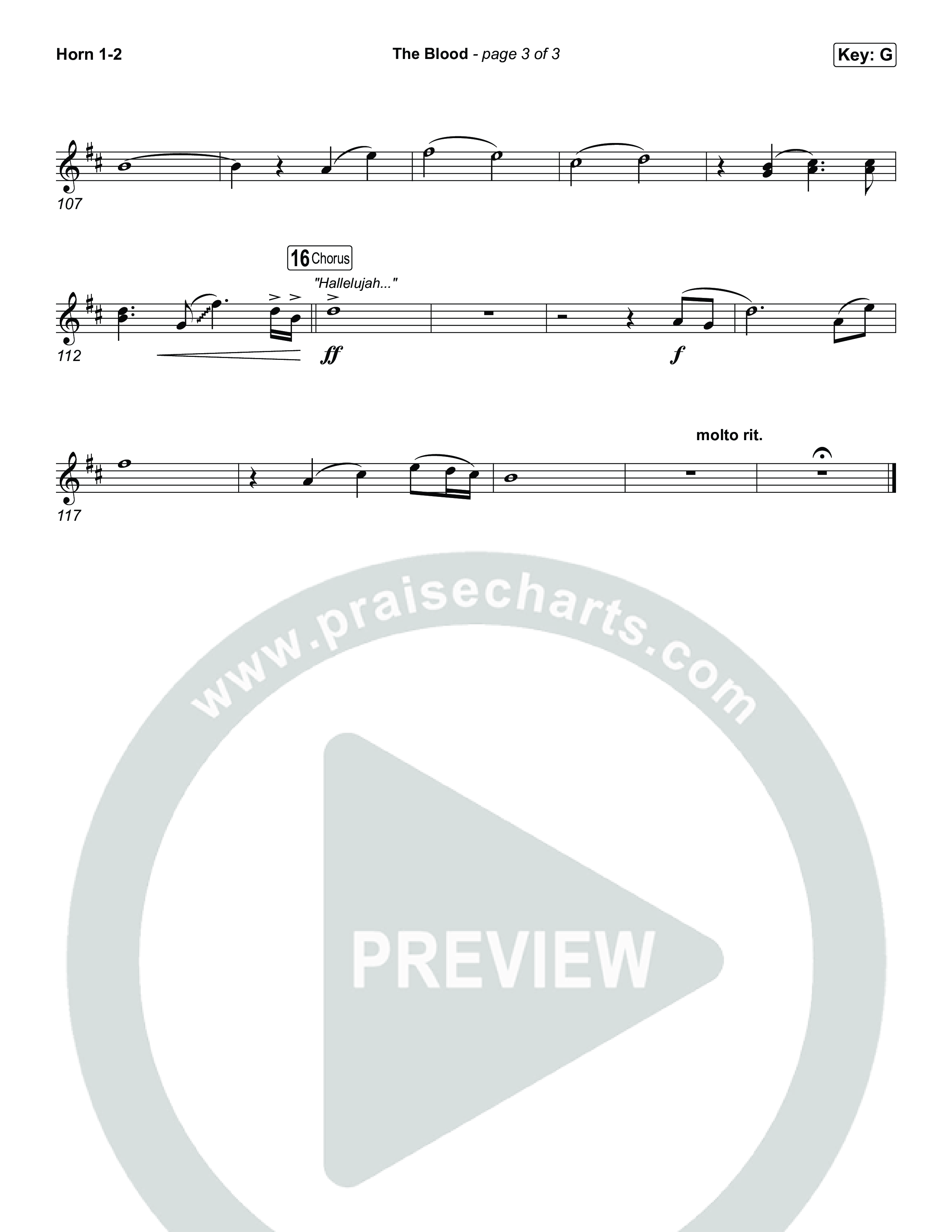 The Blood (Live From Passion 2026) Brass Pack (Passion / JJ Hasulube)