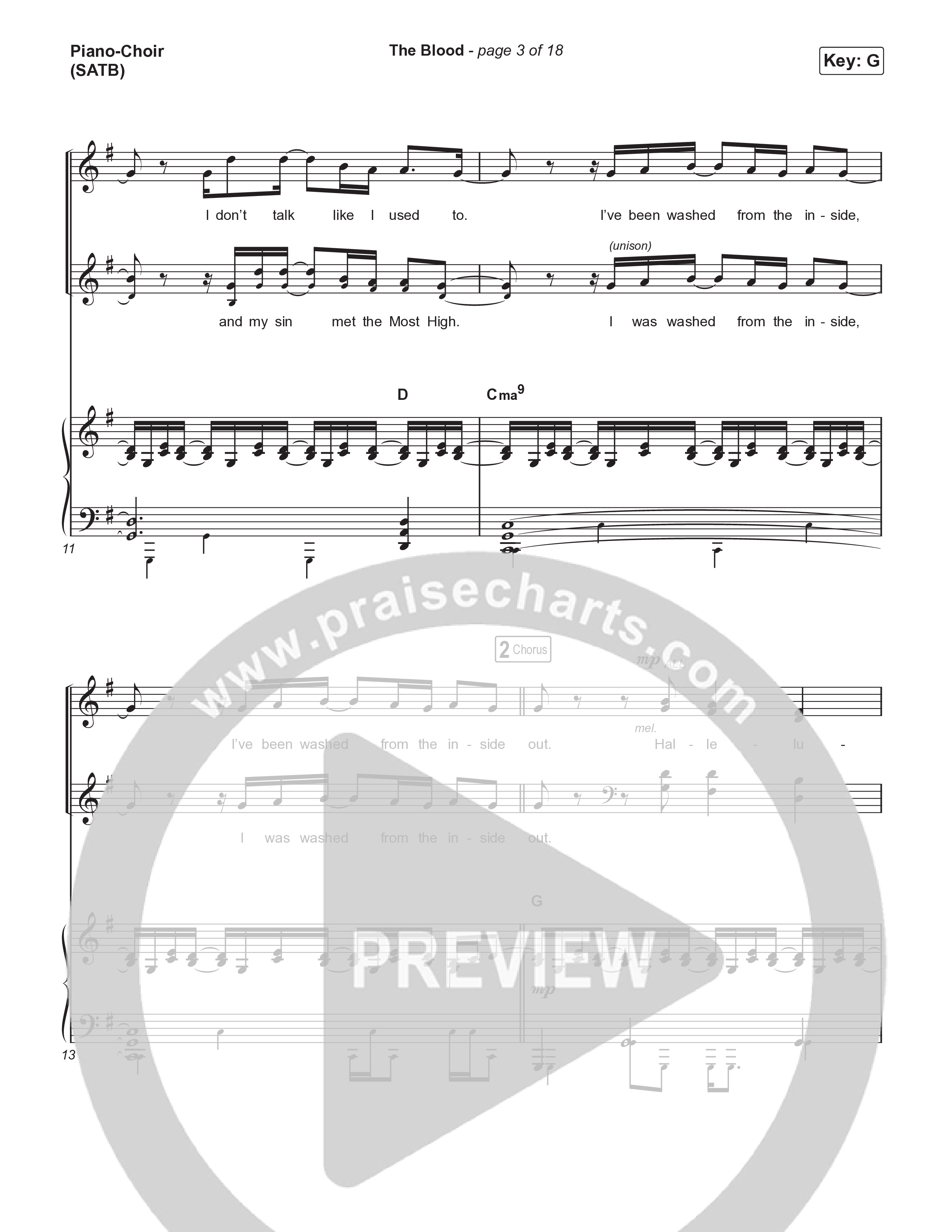 The Blood (Live From Passion 2026) Piano/Vocal Pack (Passion / JJ Hasulube)