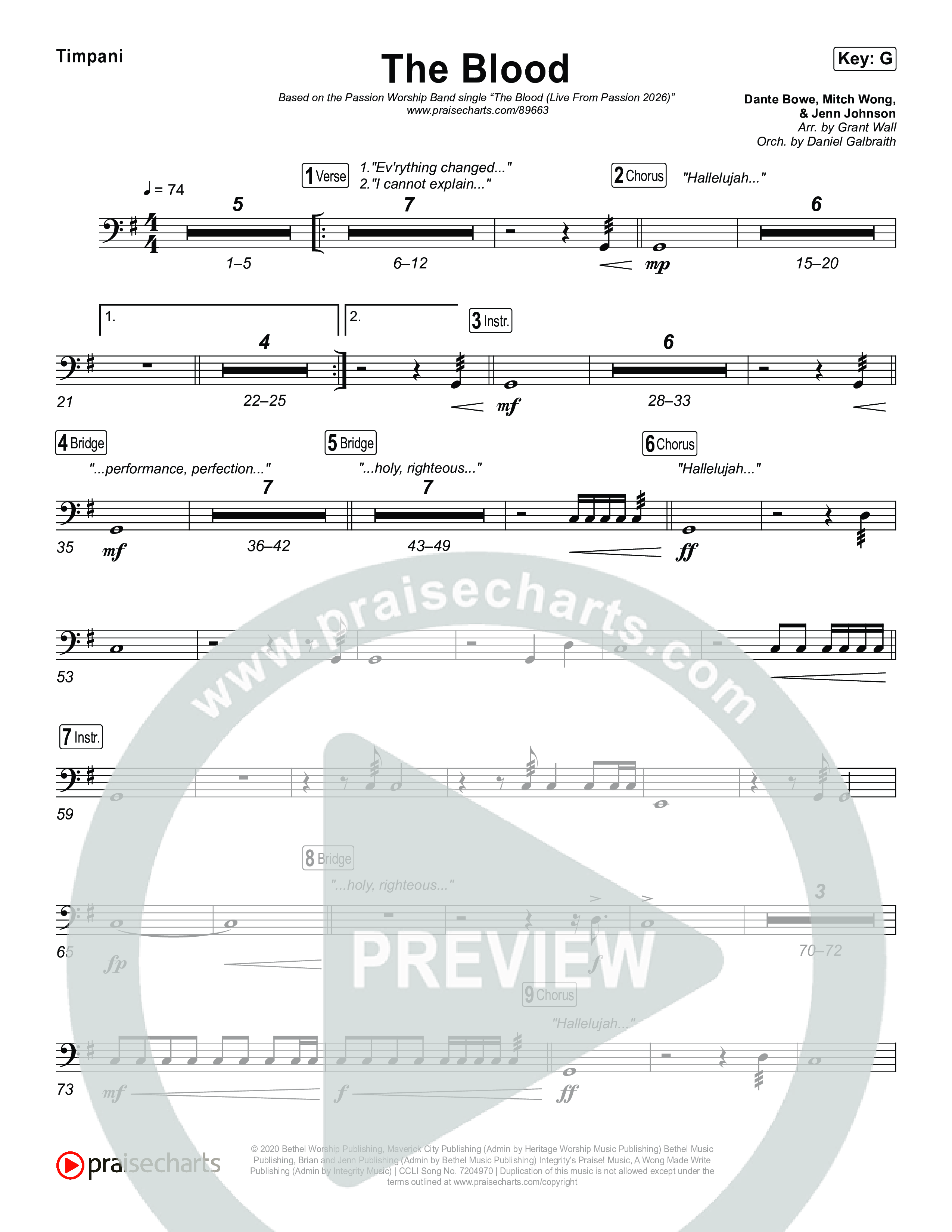 The Blood (Live From Passion 2026) Timpani (Passion / JJ Hasulube)