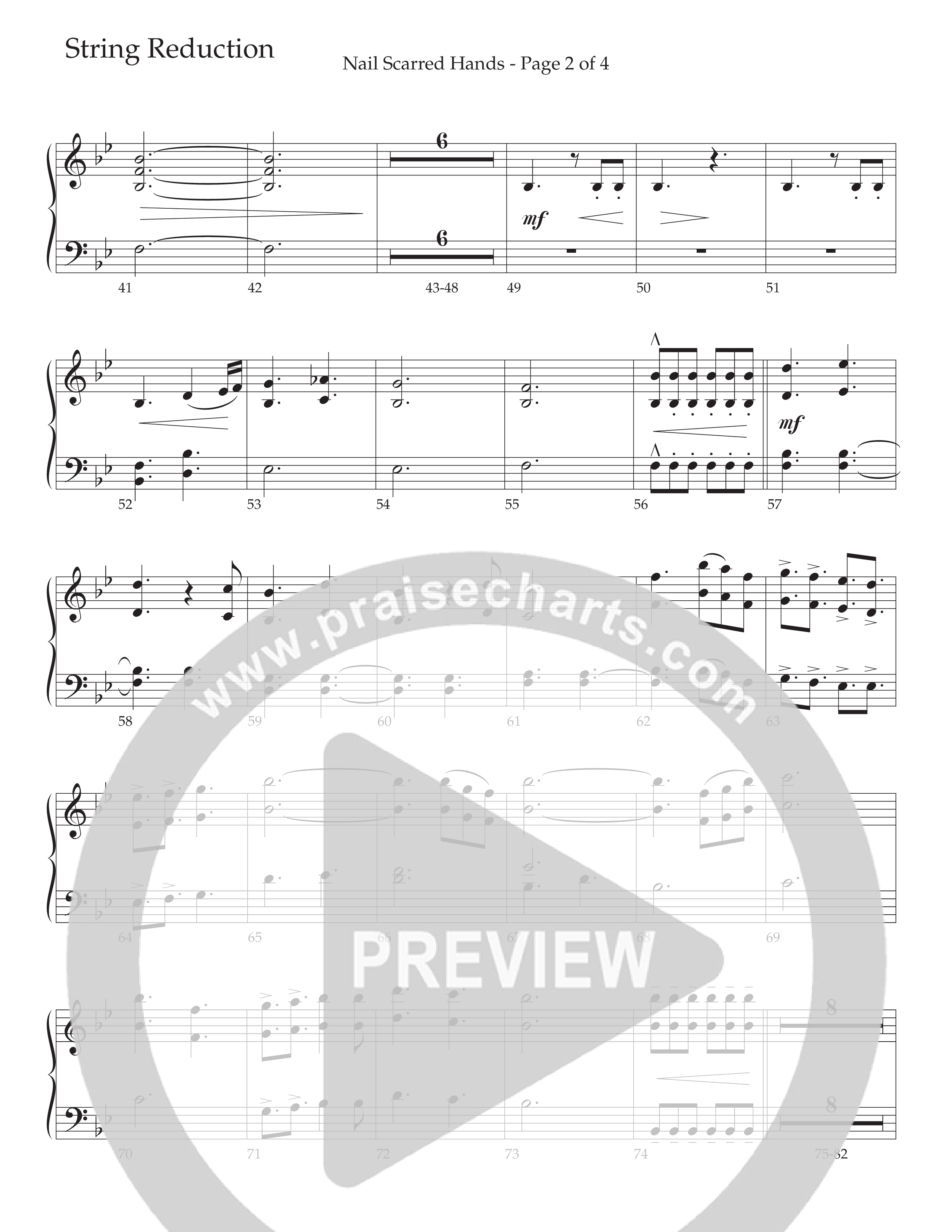 Nail Scarred Hands (Choral Anthem SATB) String Reduction (Daywind Worship / Arr. Travis Cottrell)