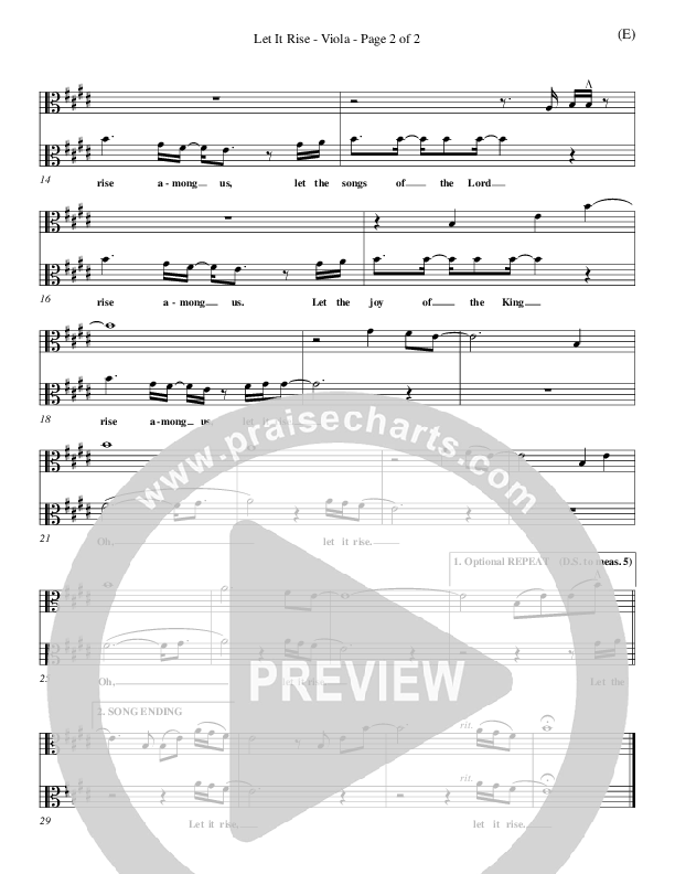 Let It Rise Viola (Holland Davis)