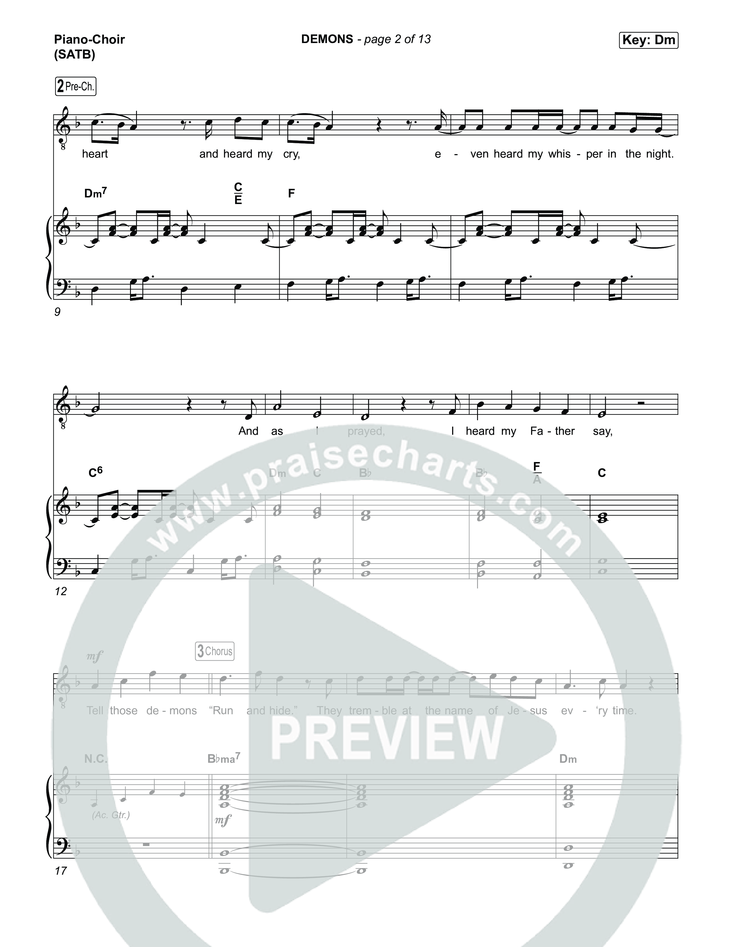 DEMONS Piano/Vocal Pack (Josiah Queen)