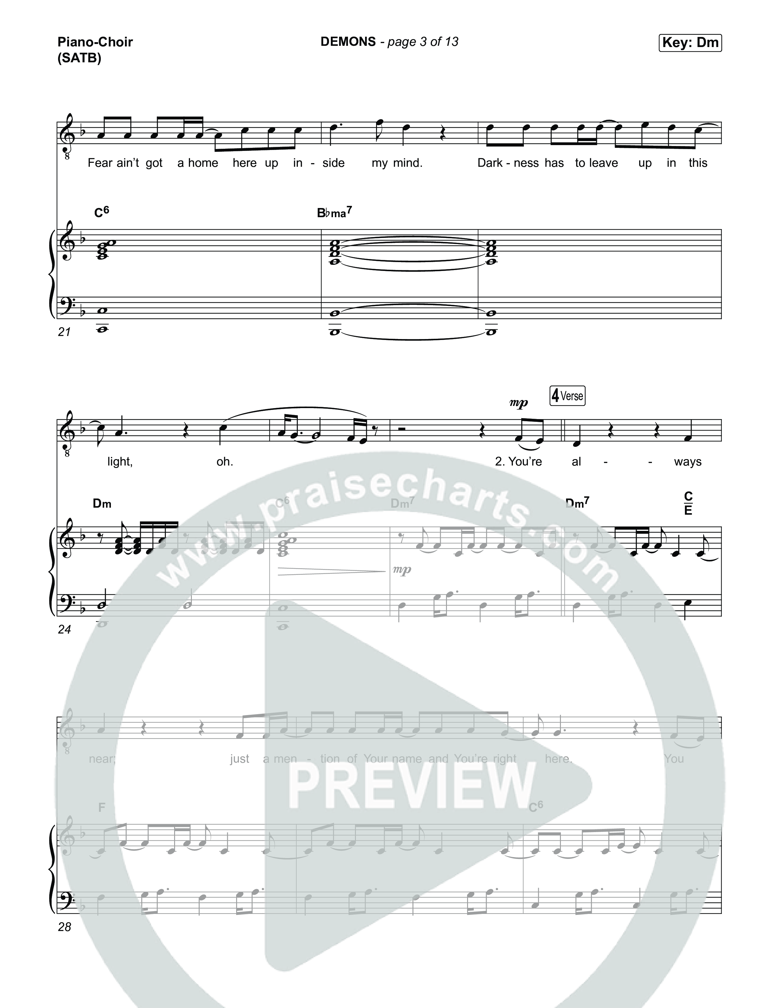DEMONS Piano/Vocal Pack (Josiah Queen)
