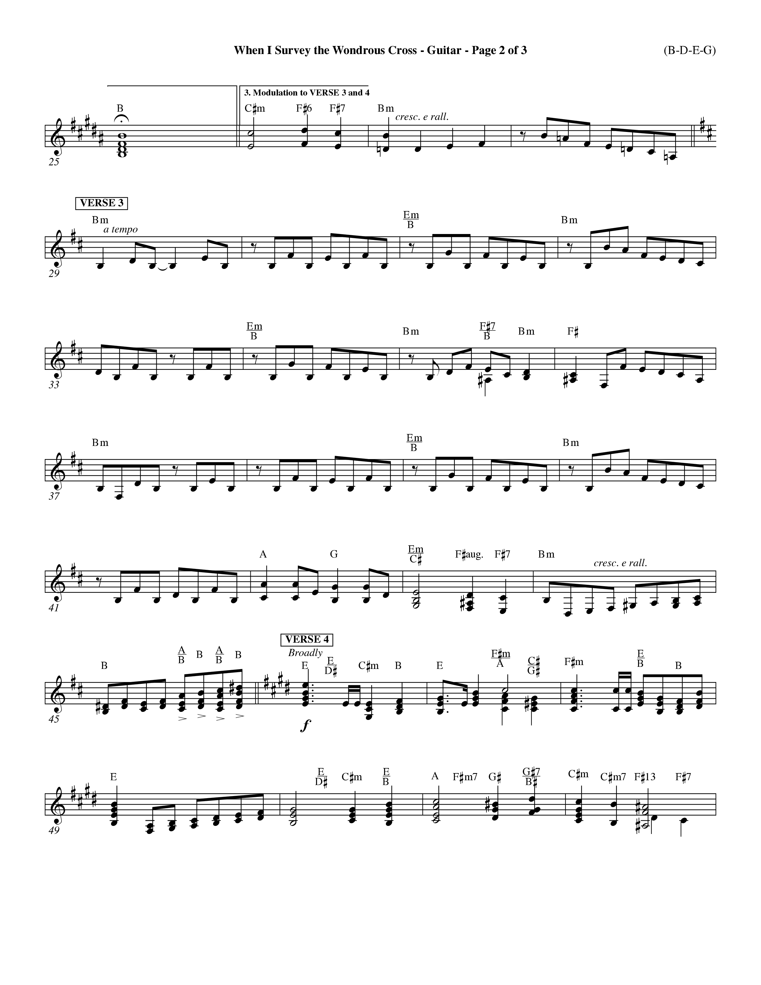 When I Survey The Wondrous Cross (Choral Anthem SATB) Acoustic Guitar (Word Music Choral / Arr. John Coates / Orch. Dave Williamson / Orch. Keith Christopher)