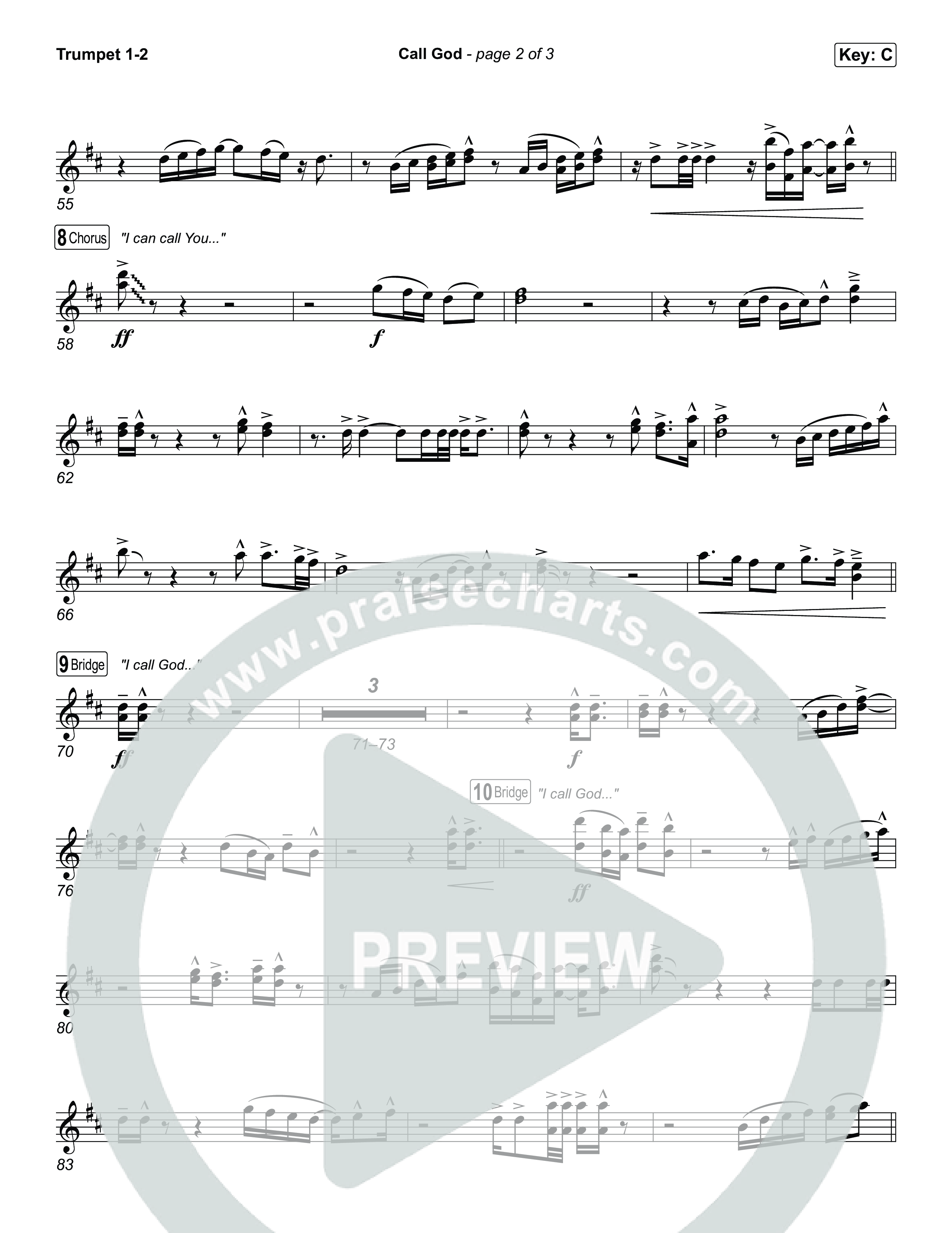 Call God Trumpet 1,2 (Elevation Worship / Chandler Moore / Chris Brown)