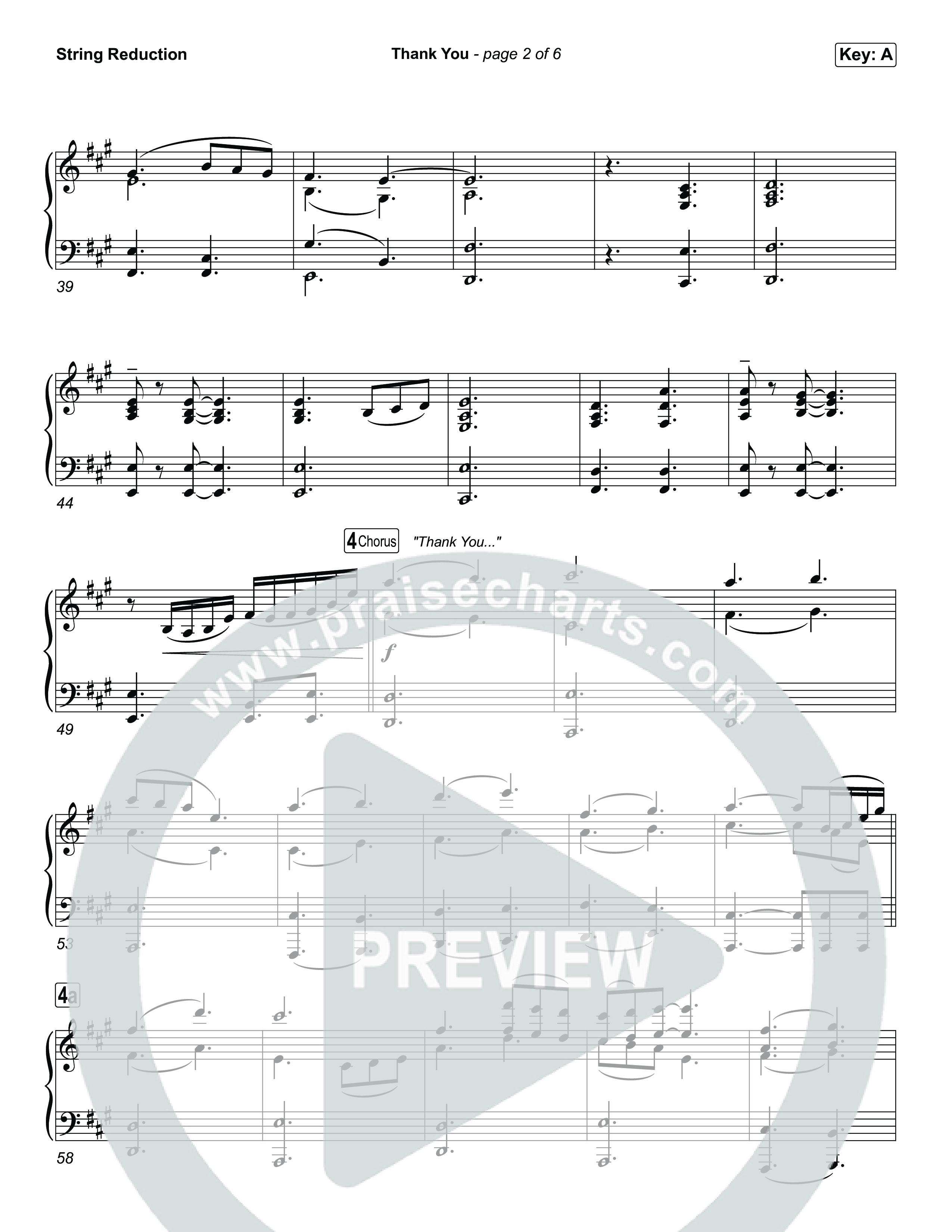 Thank You String Reduction (Elevation Worship / Tiffany Hudson)