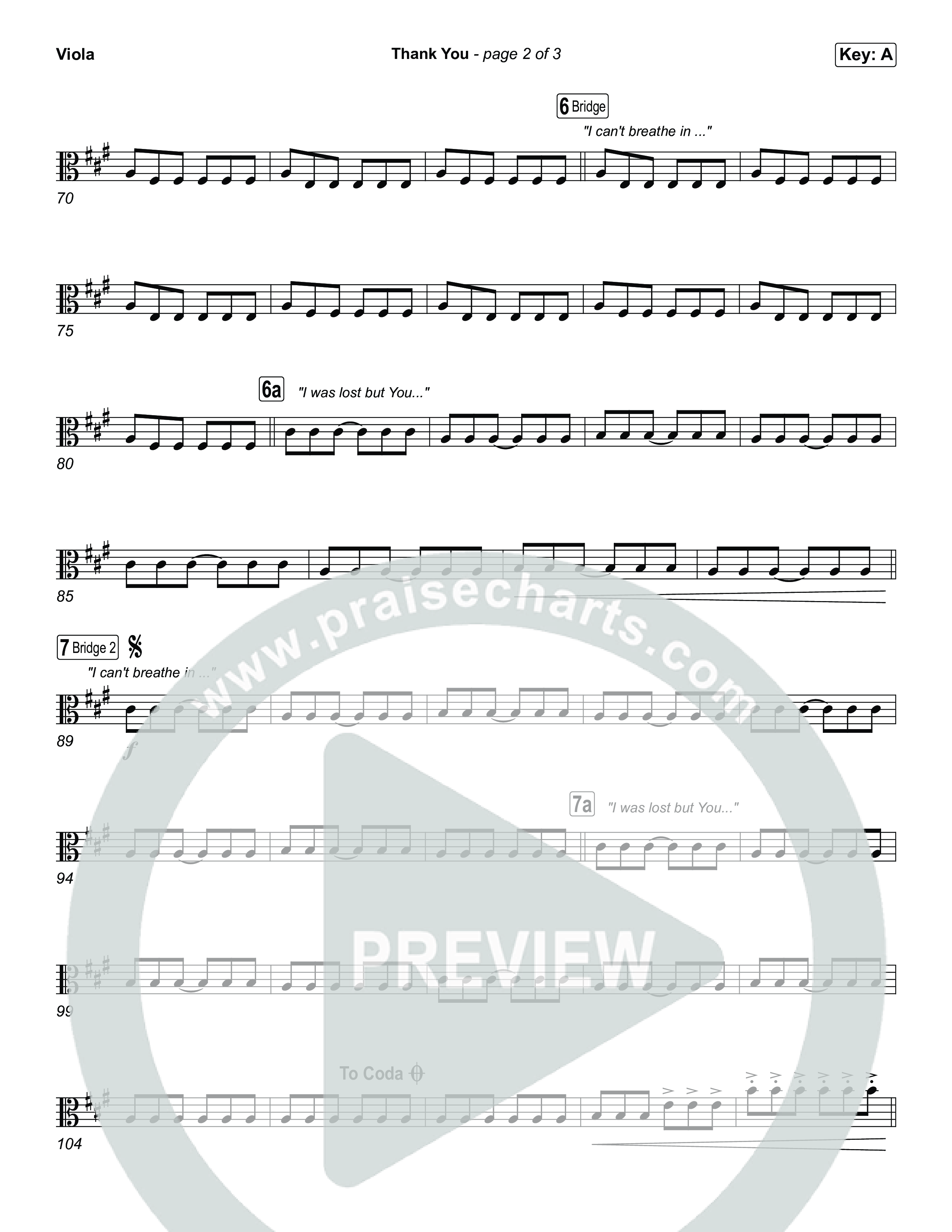 Thank You Viola (Elevation Worship / Tiffany Hudson)