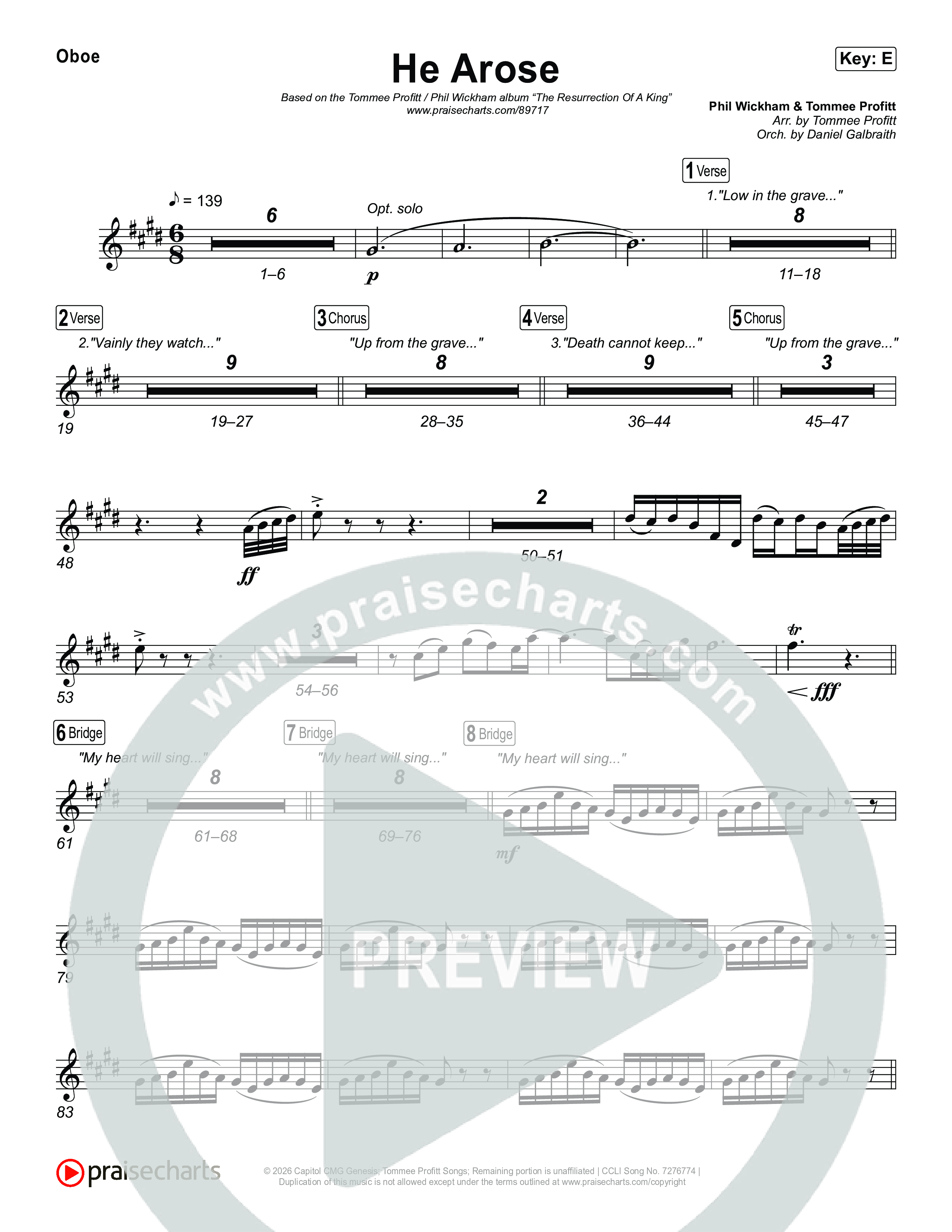 He Arose Wind Pack (Tommee Profitt / Phil Wickham)