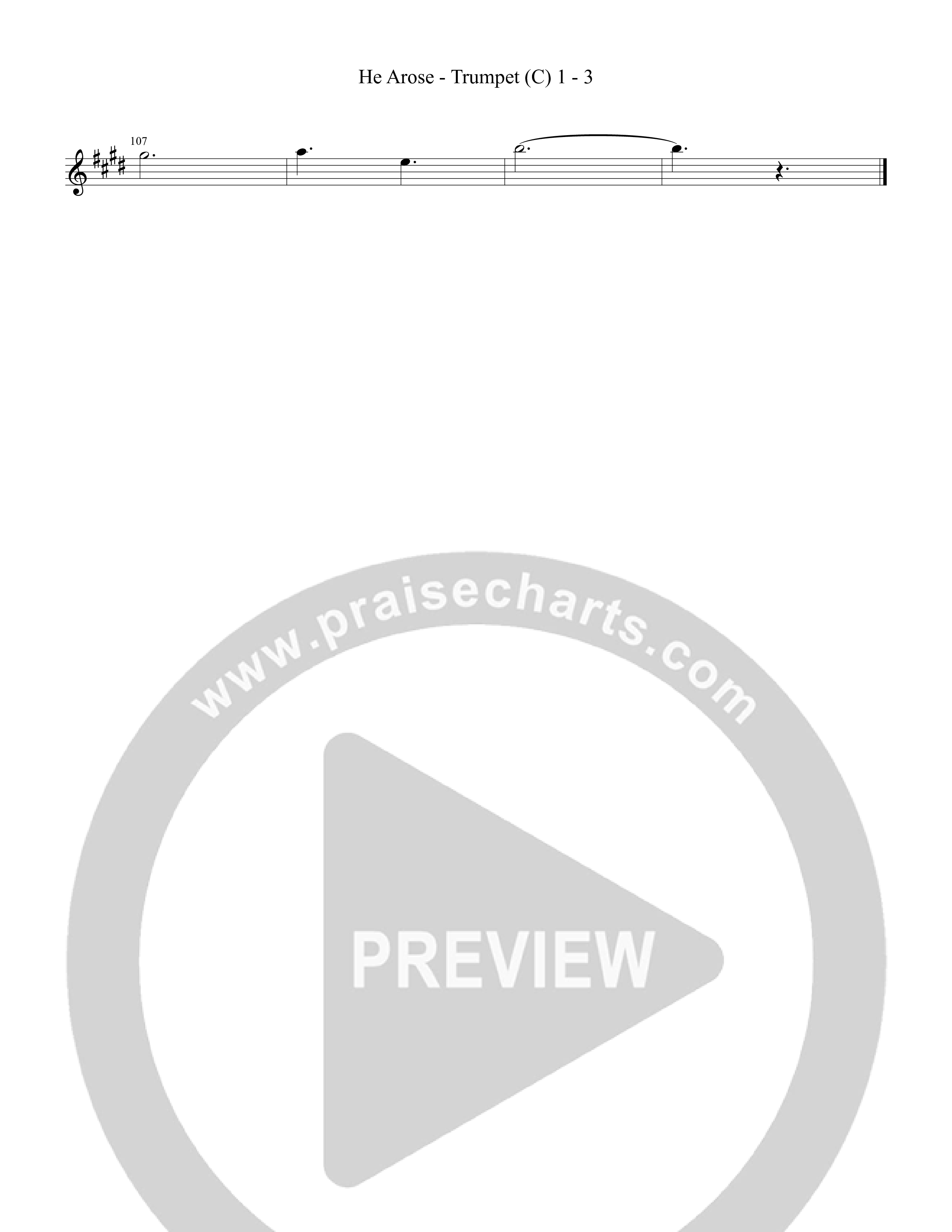 He Arose Trumpet 1 (Tommee Profitt / Phil Wickham)