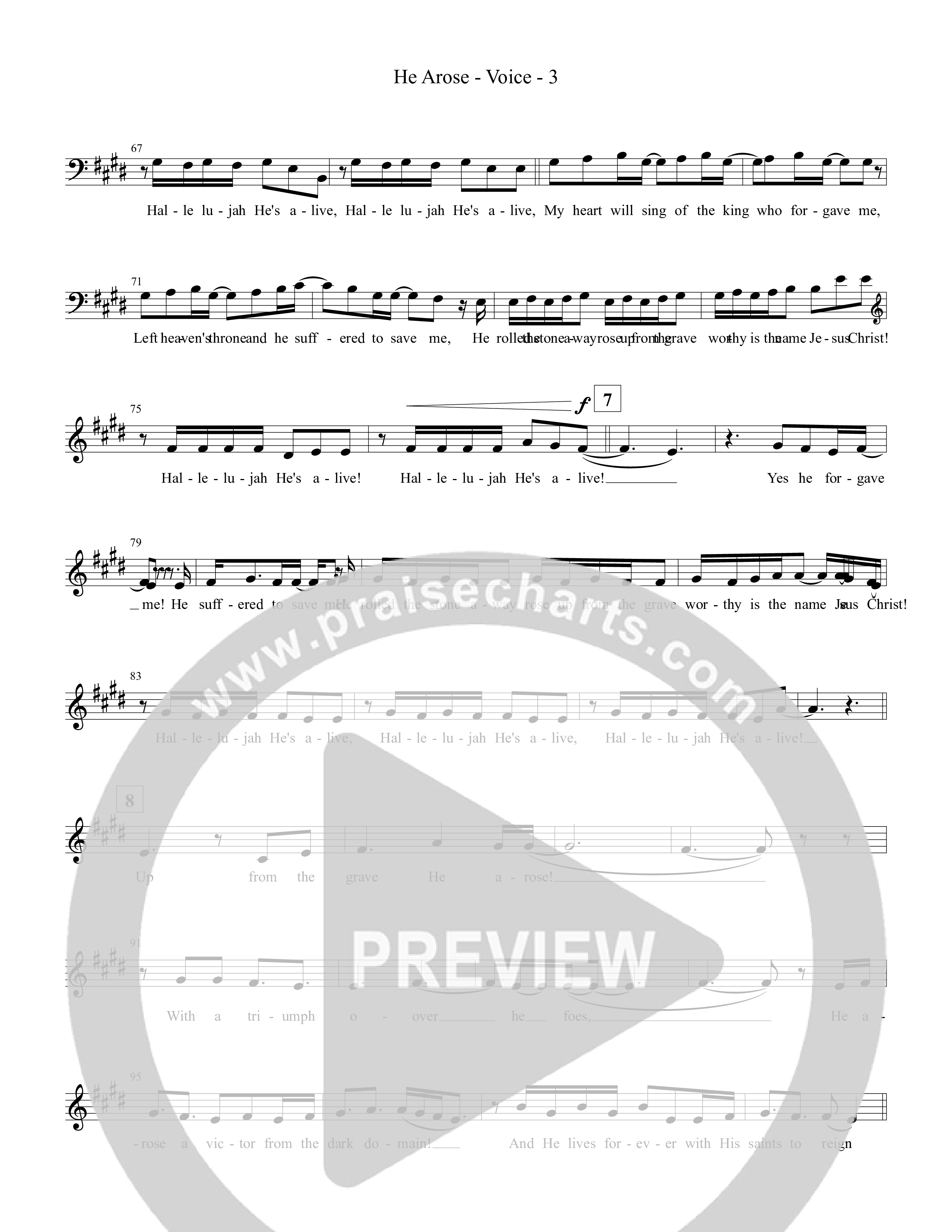 He Arose Piano/Vocal Pack (Tommee Profitt / Phil Wickham)