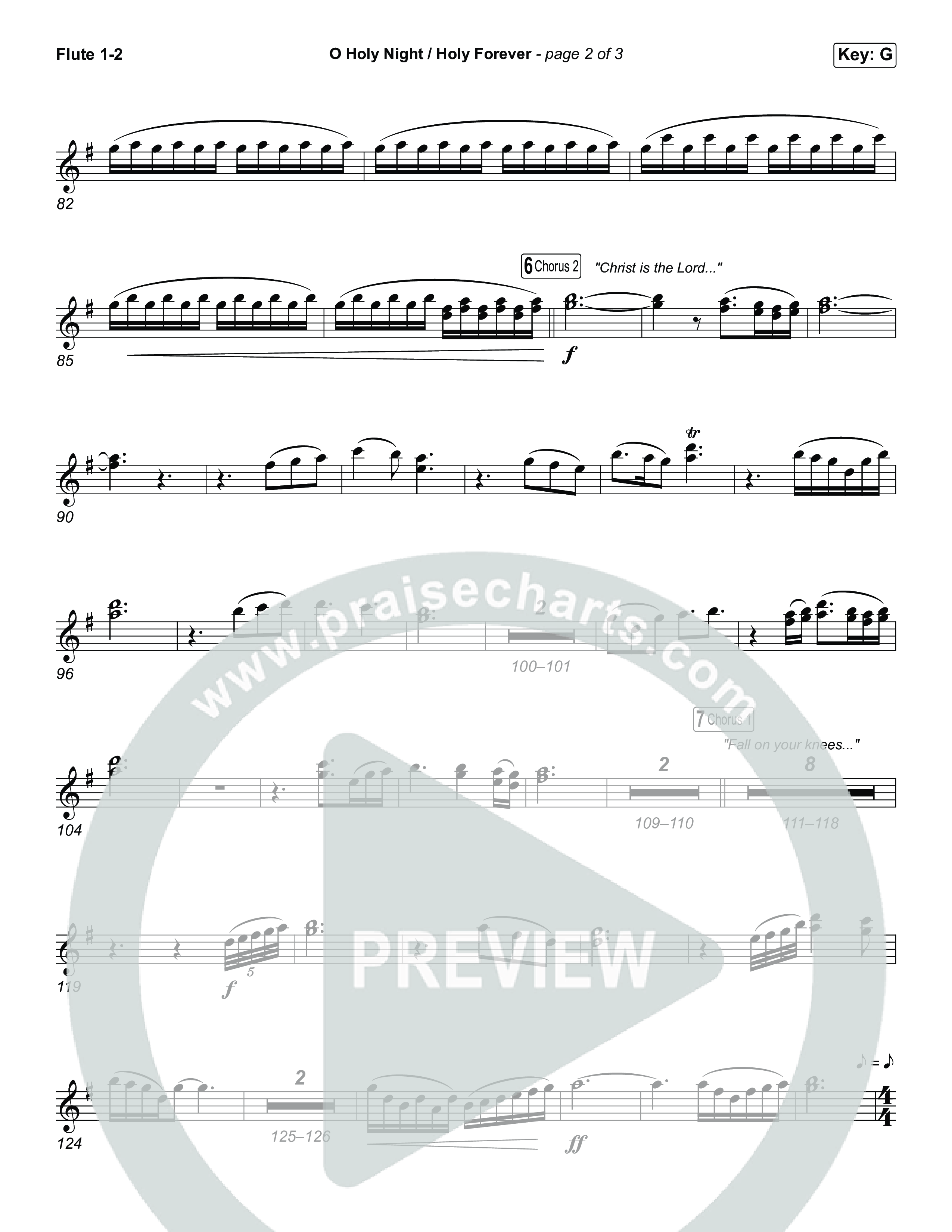 O Holy Night / Holy Forever (Unison/2-Part) Wind Pack (Bethel Music / Garett & Kate / Arr. Luke Gambill)