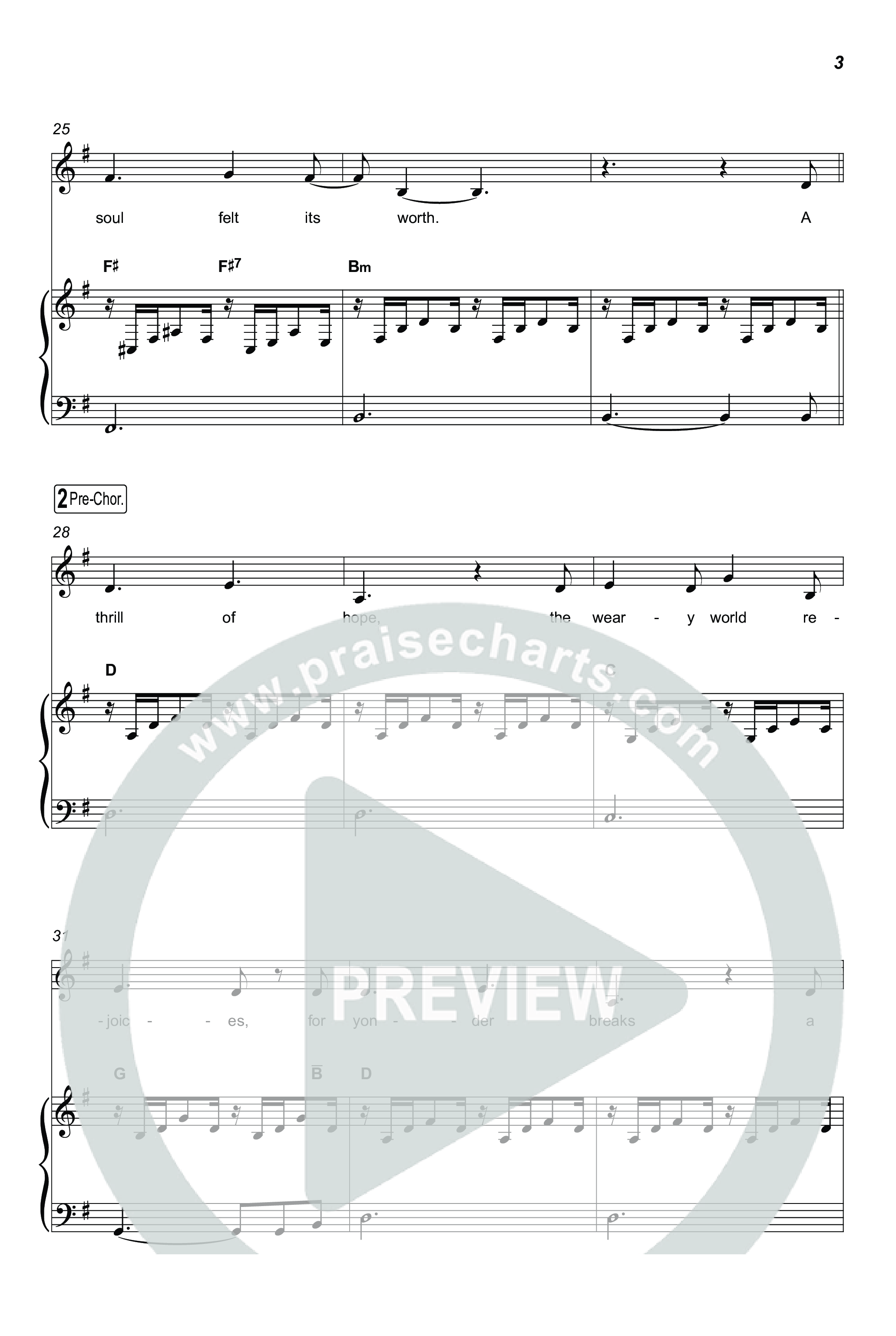 O Holy Night / Holy Forever (Unison/2-Part) Octavo (Uni/2-Part & Pno) (Bethel Music / Garett & Kate / Arr. Luke Gambill)