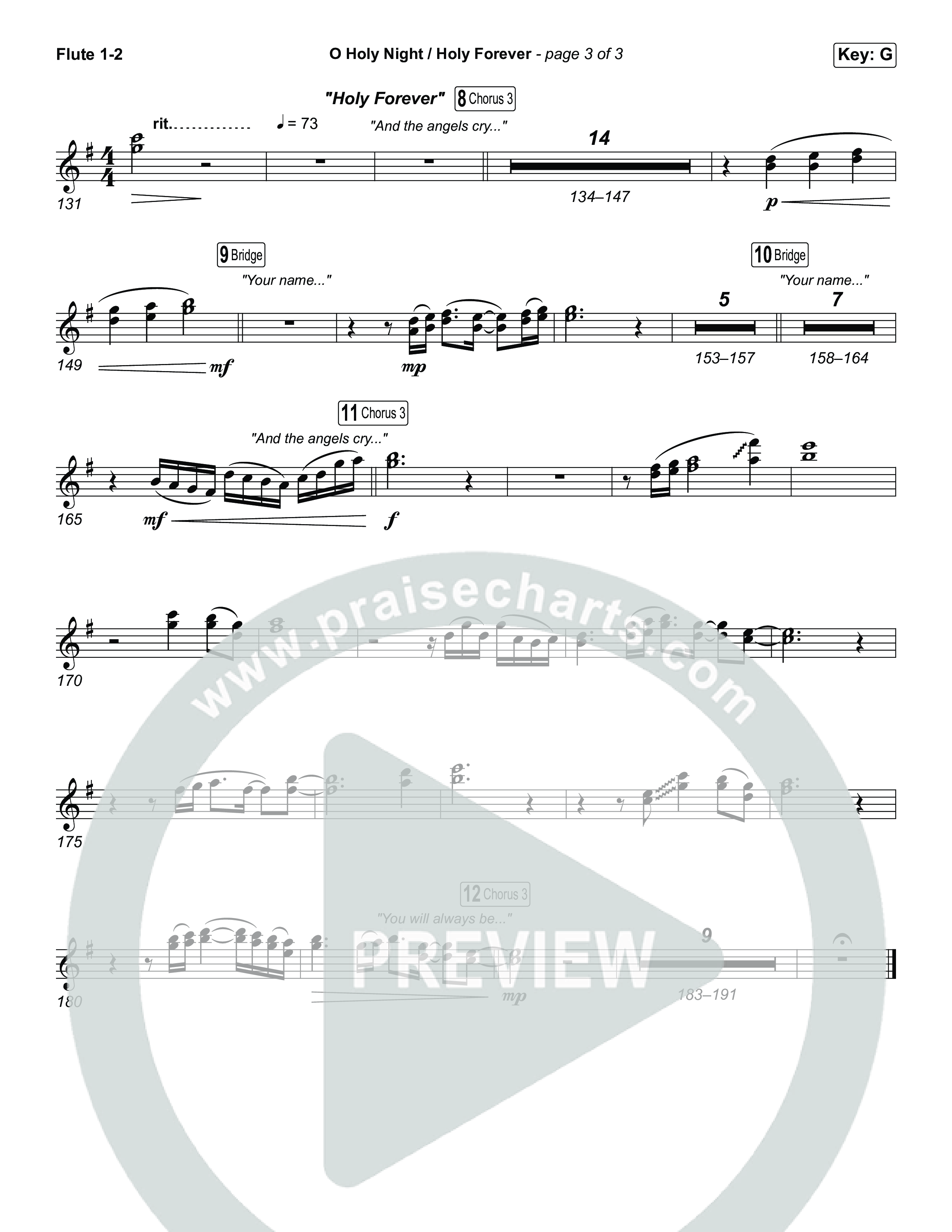 O Holy Night / Holy Forever (Sing It Now) Wind Pack (Bethel Music / Garett & Kate / Arr. Luke Gambill)