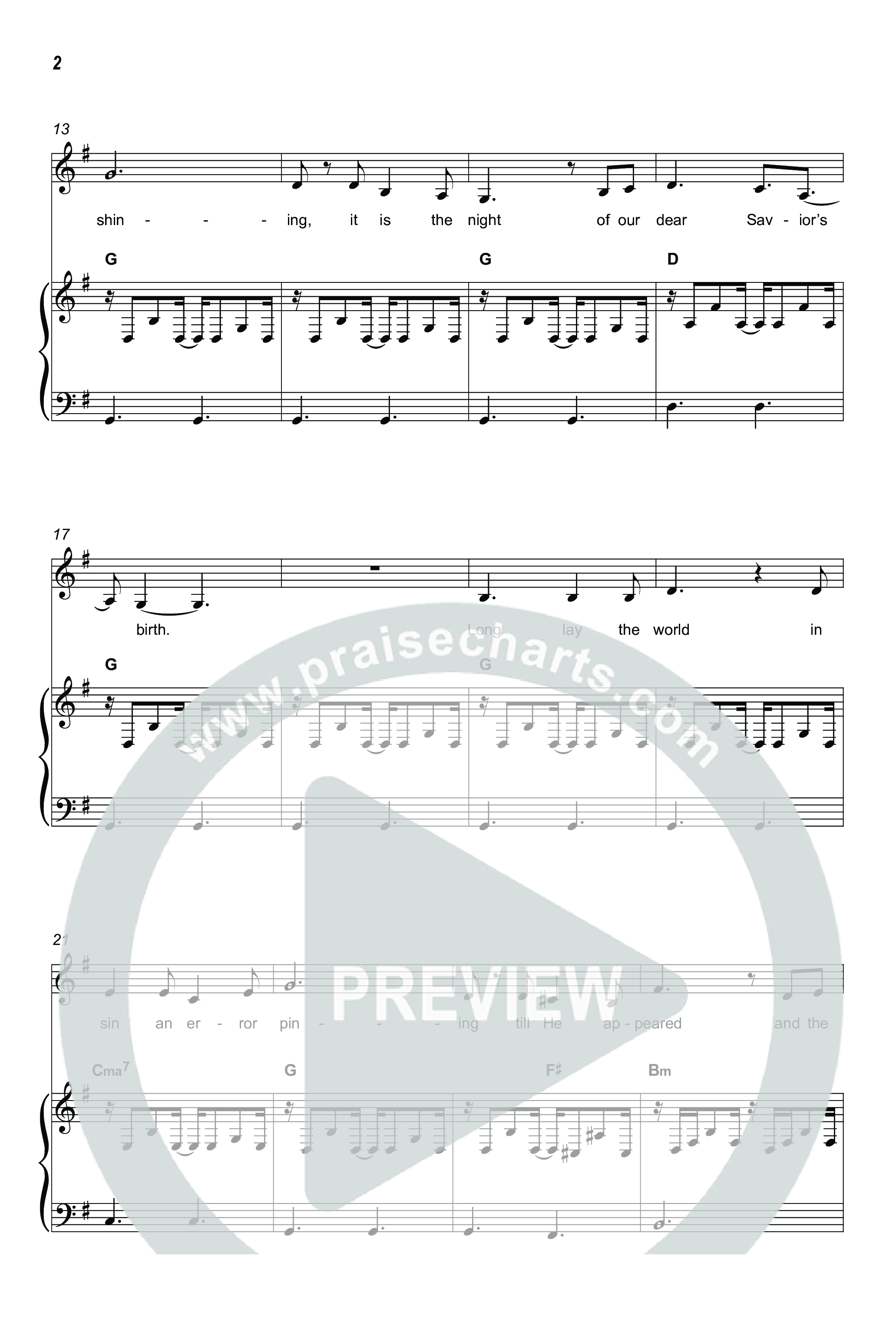 O Holy Night / Holy Forever (Sing It Now) Octavo (SATB & Pno) (Bethel Music / Garett & Kate / Arr. Luke Gambill)