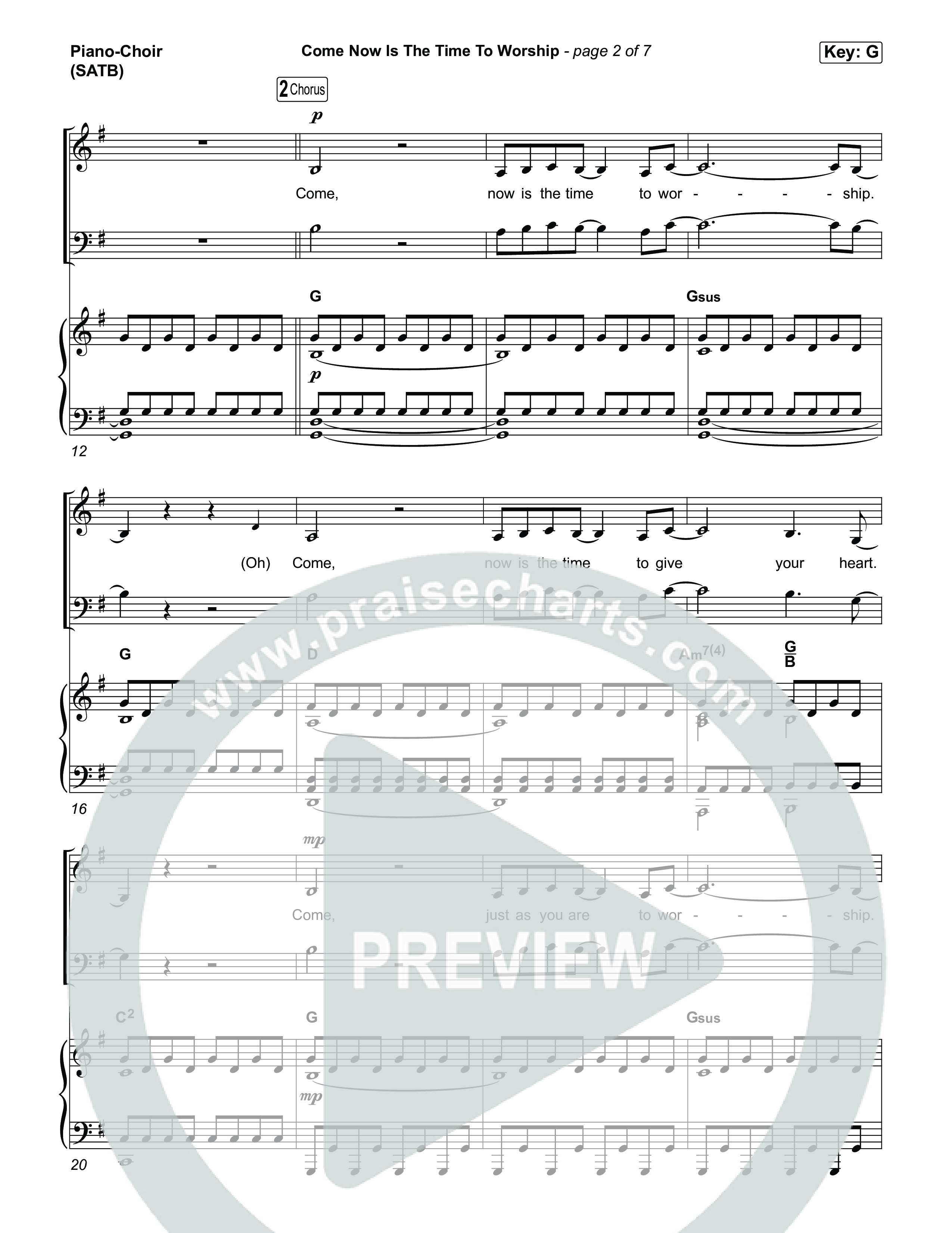 Come Now Is The Time To Worship Piano/Vocal Pack (House Of Worship / Brian Doerksen / Leeland)