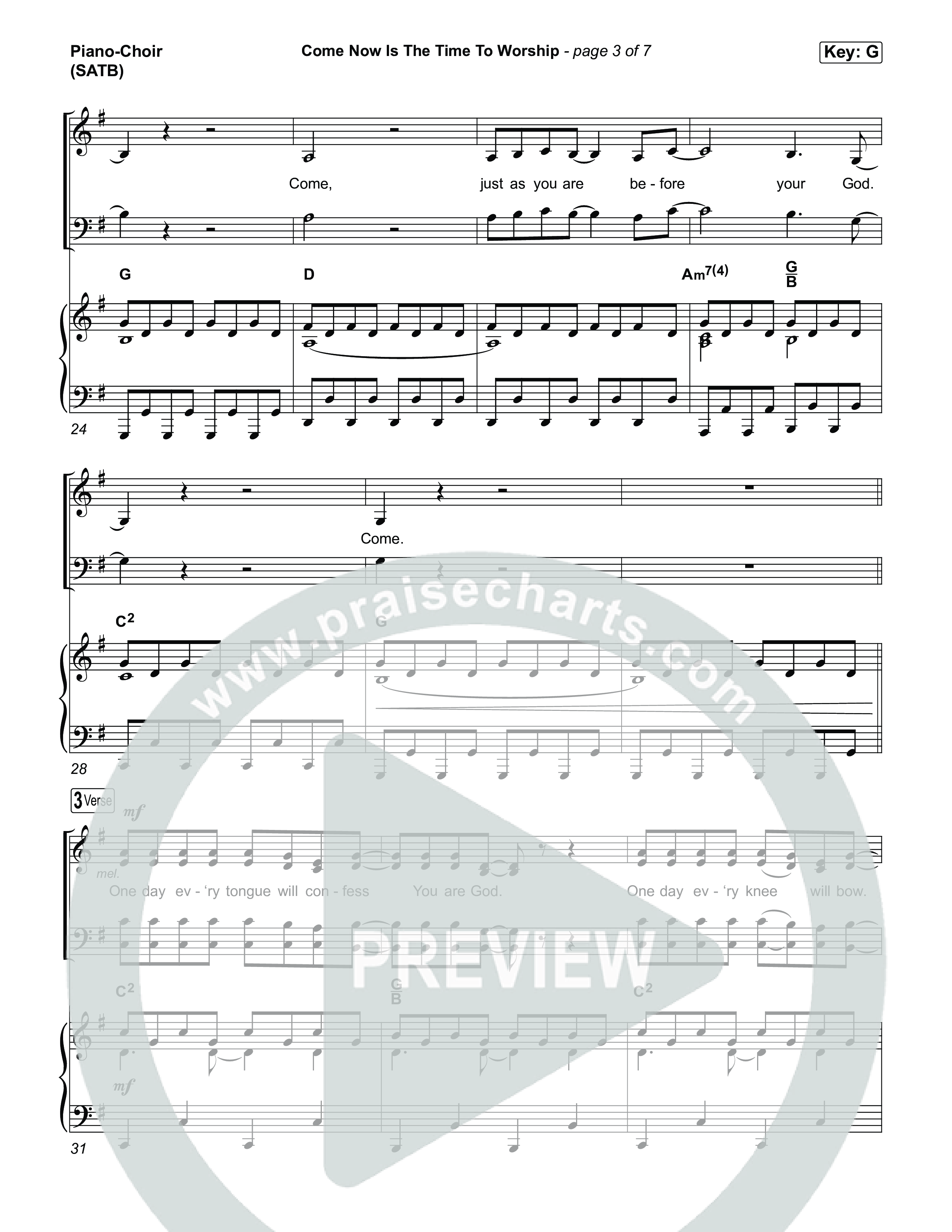 Come Now Is The Time To Worship Piano/Vocal Pack (House Of Worship / Brian Doerksen / Leeland)