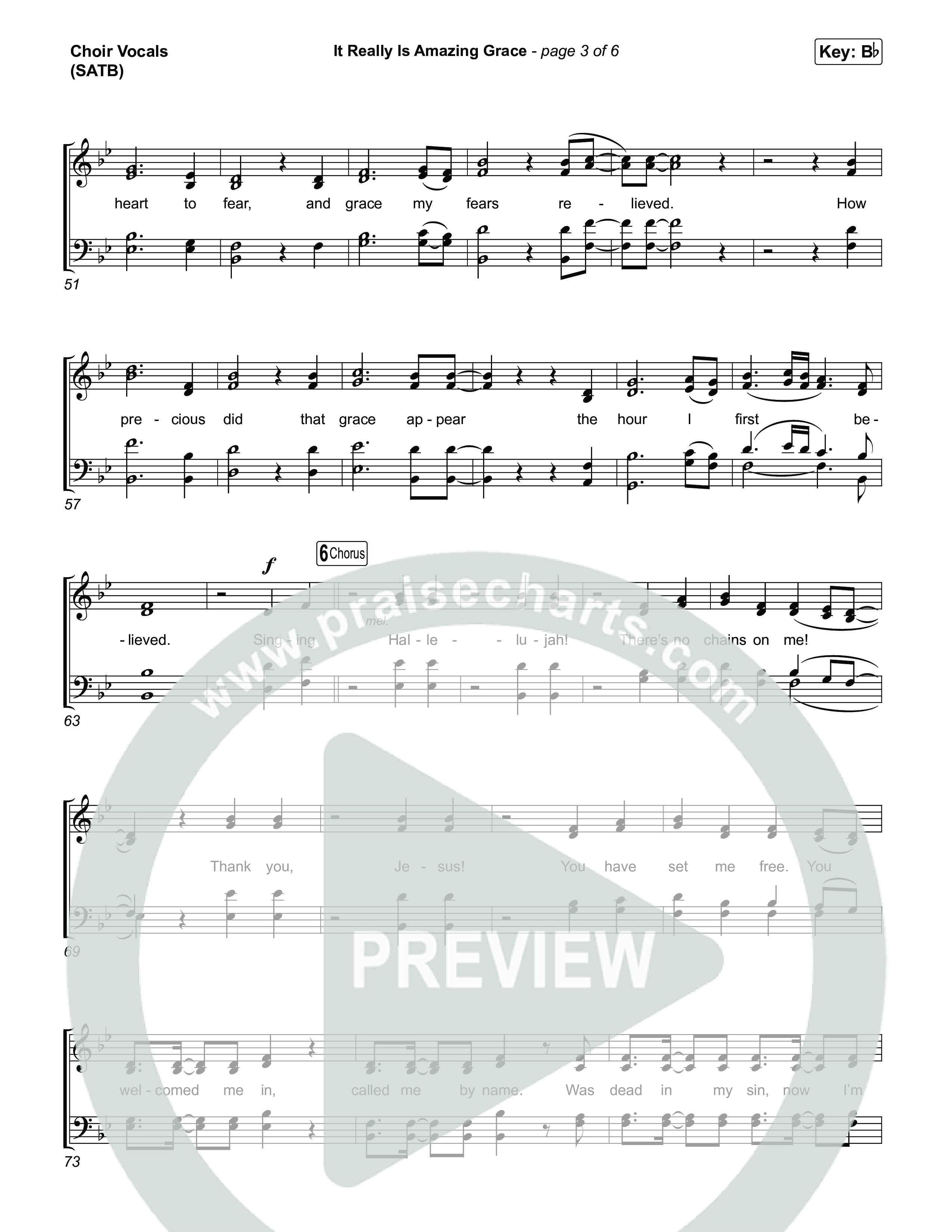 It Really Is Amazing Grace (Choral Anthem SATB) Choir Sheet (SATB) (Phil Wickham / Crowder / Arr. Luke Gambill)