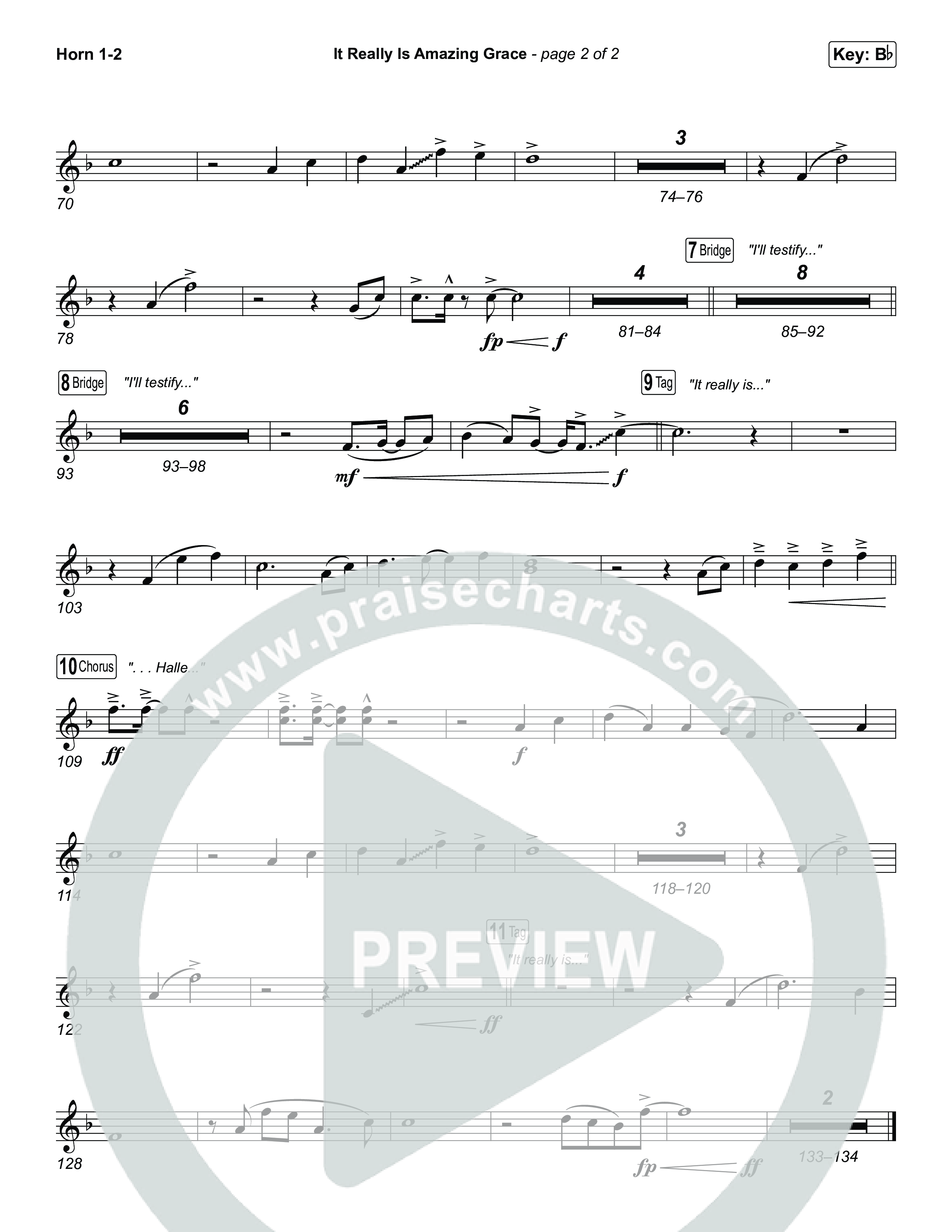 It Really Is Amazing Grace (Choral Anthem SATB) Brass Pack (Phil Wickham / Crowder / Arr. Luke Gambill)