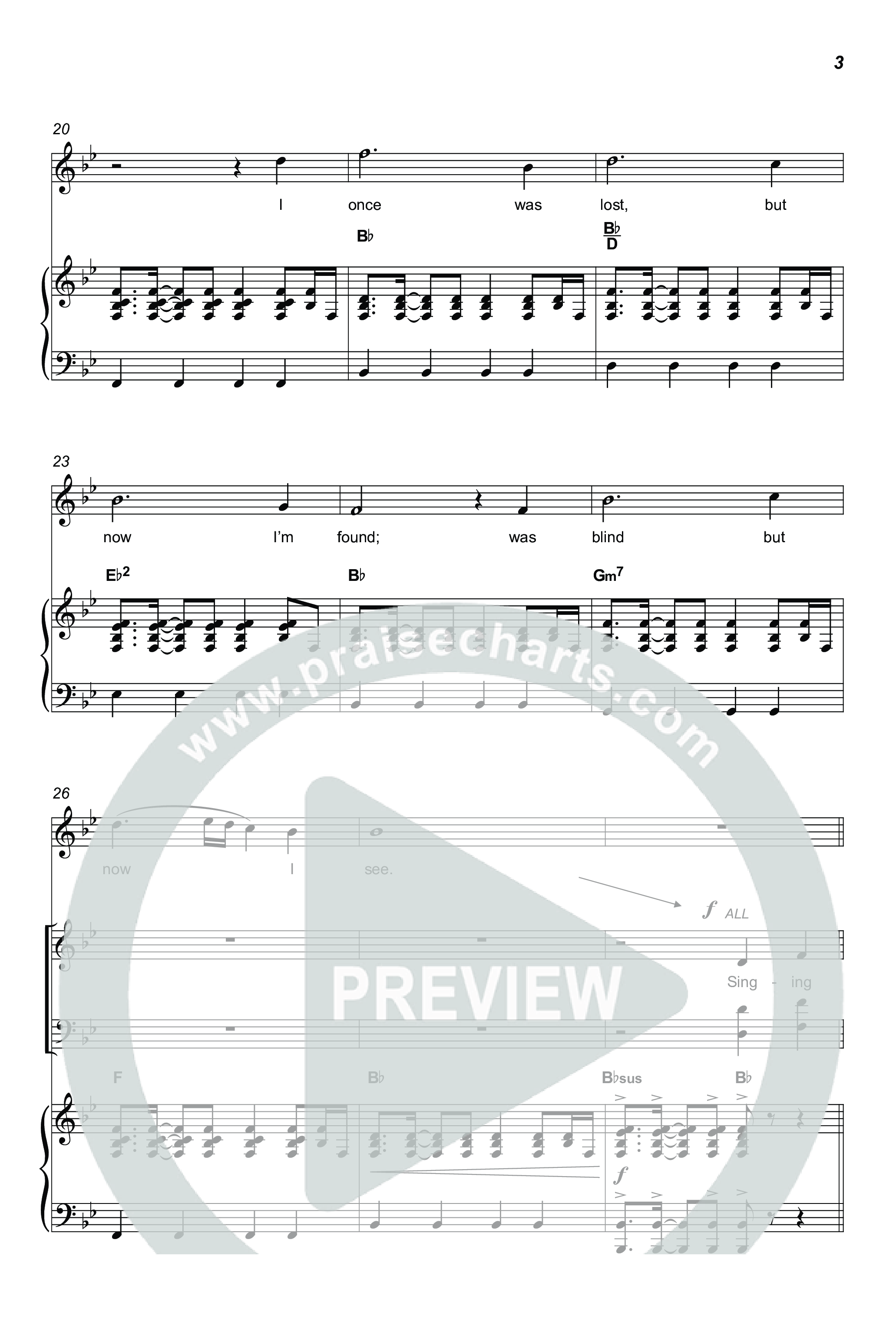 It Really Is Amazing Grace (Choral Anthem SATB) Octavo (SATB & Pno) (Phil Wickham / Crowder / Arr. Luke Gambill)