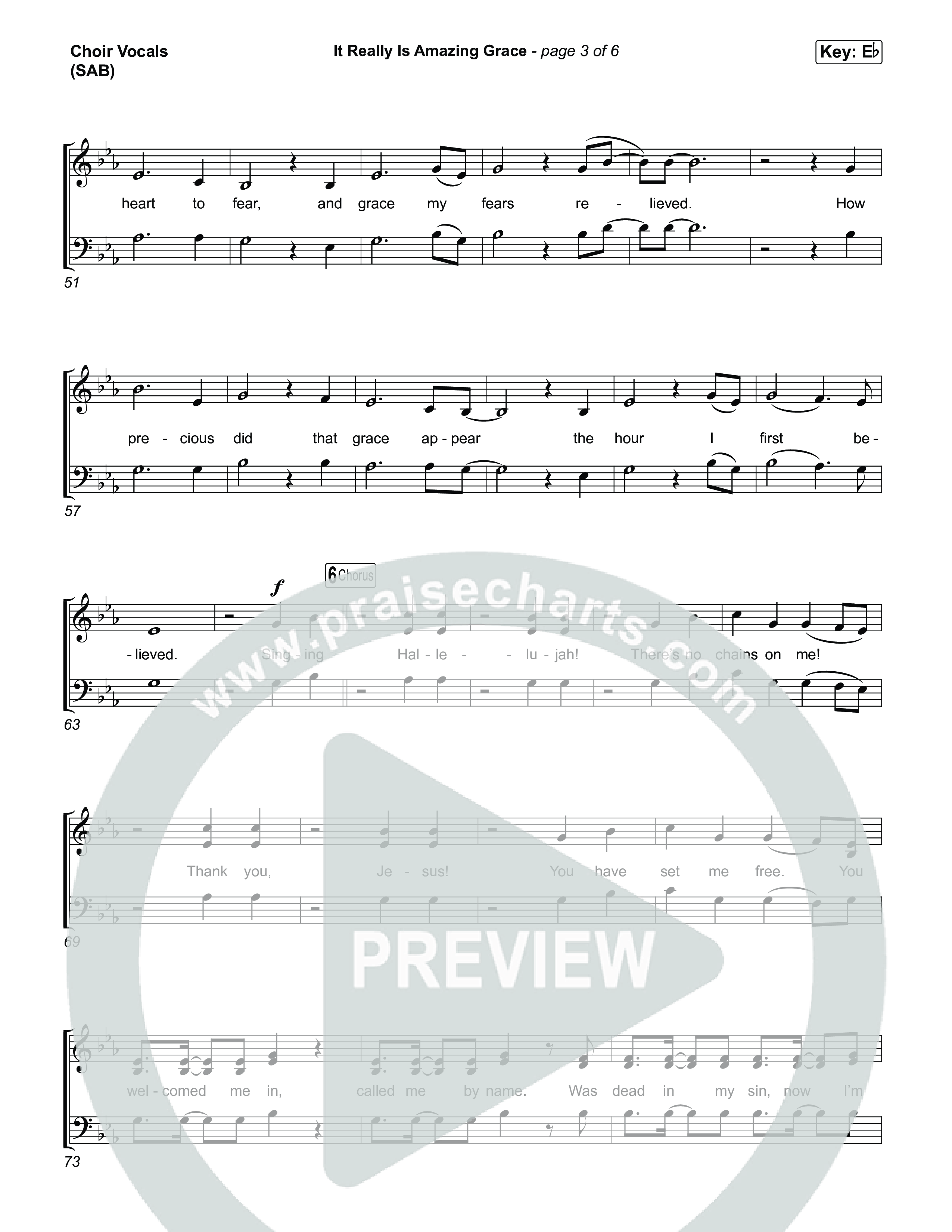 It Really Is Amazing Grace (Worship Choir/SAB) Choir Sheet (SAB) (Phil Wickham / Crowder / Arr. Luke Gambill)