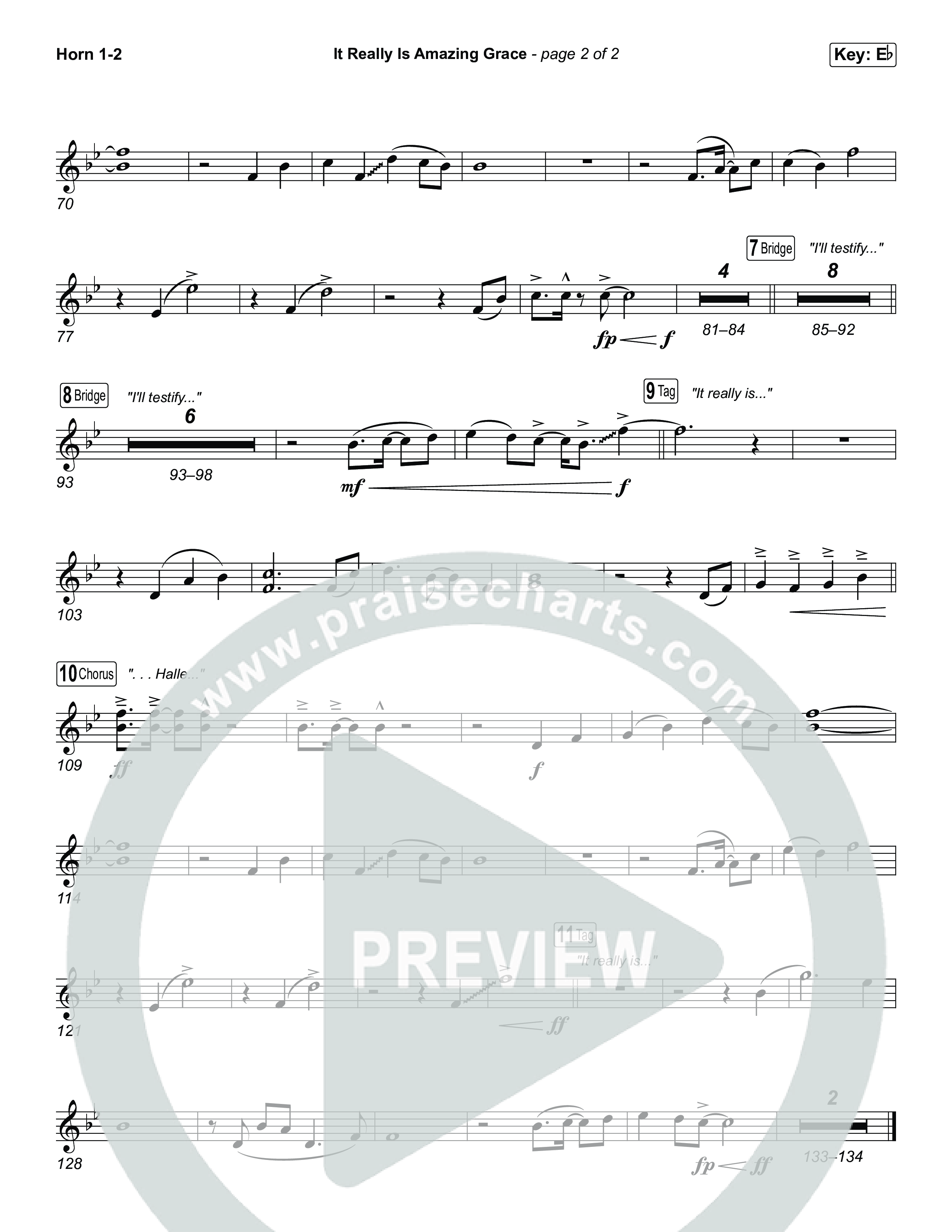 It Really Is Amazing Grace (Worship Choir/SAB) Brass Pack (Phil Wickham / Crowder / Arr. Luke Gambill)