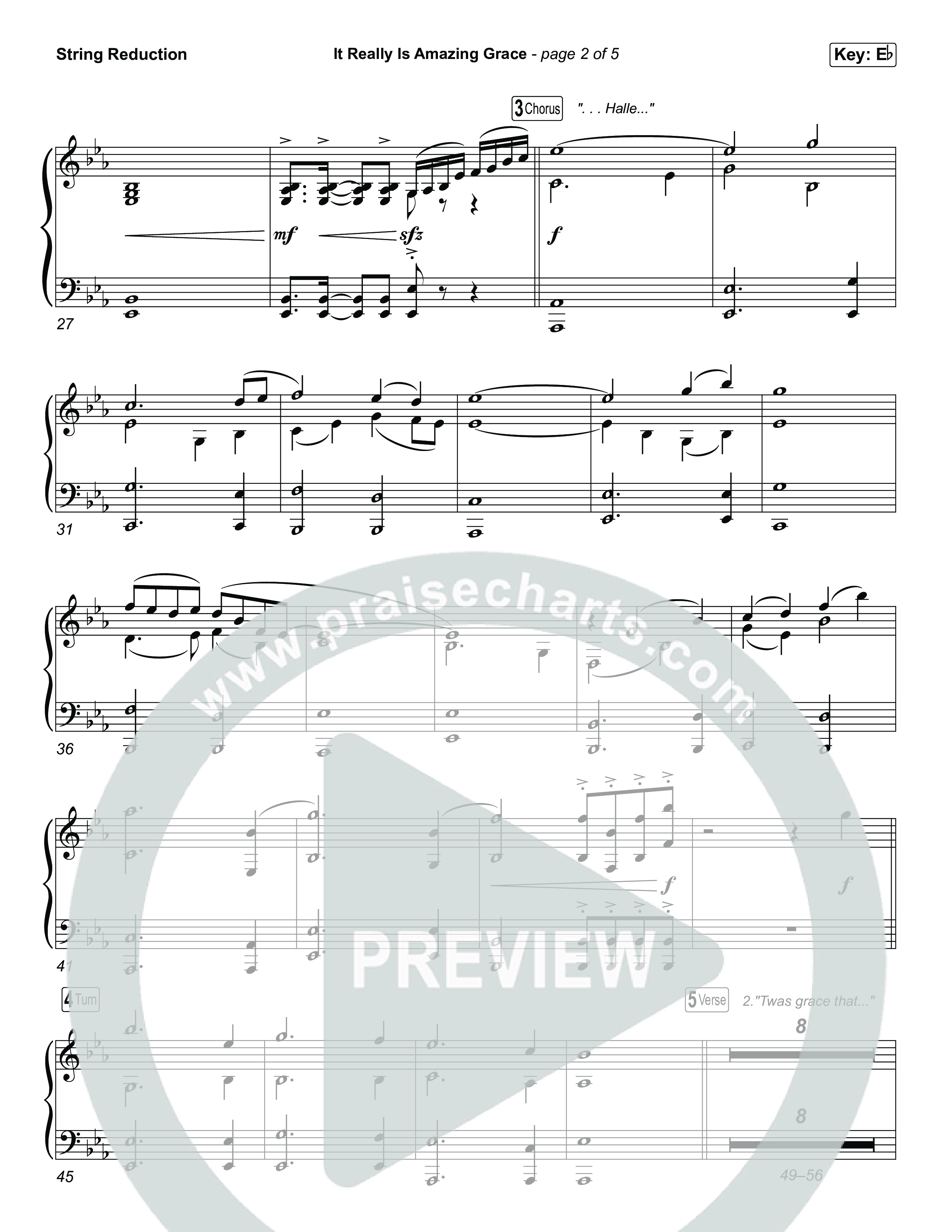 It Really Is Amazing Grace (Worship Choir/SAB) String Reduction (Phil Wickham / Crowder / Arr. Luke Gambill)