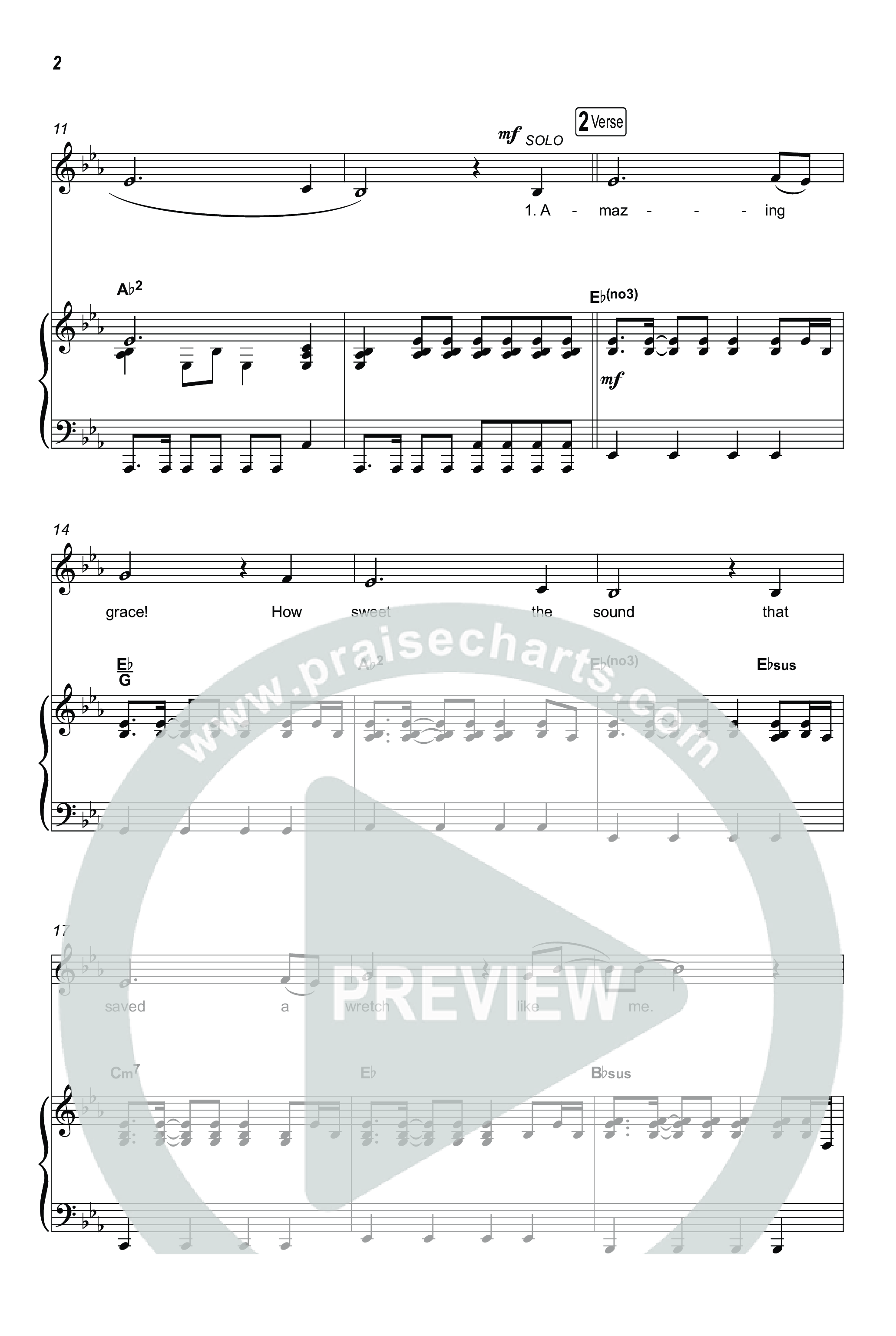 It Really Is Amazing Grace (Unison/2-Part) Octavo (Uni/2-Part & Pno) (Phil Wickham / Crowder / Arr. Luke Gambill)