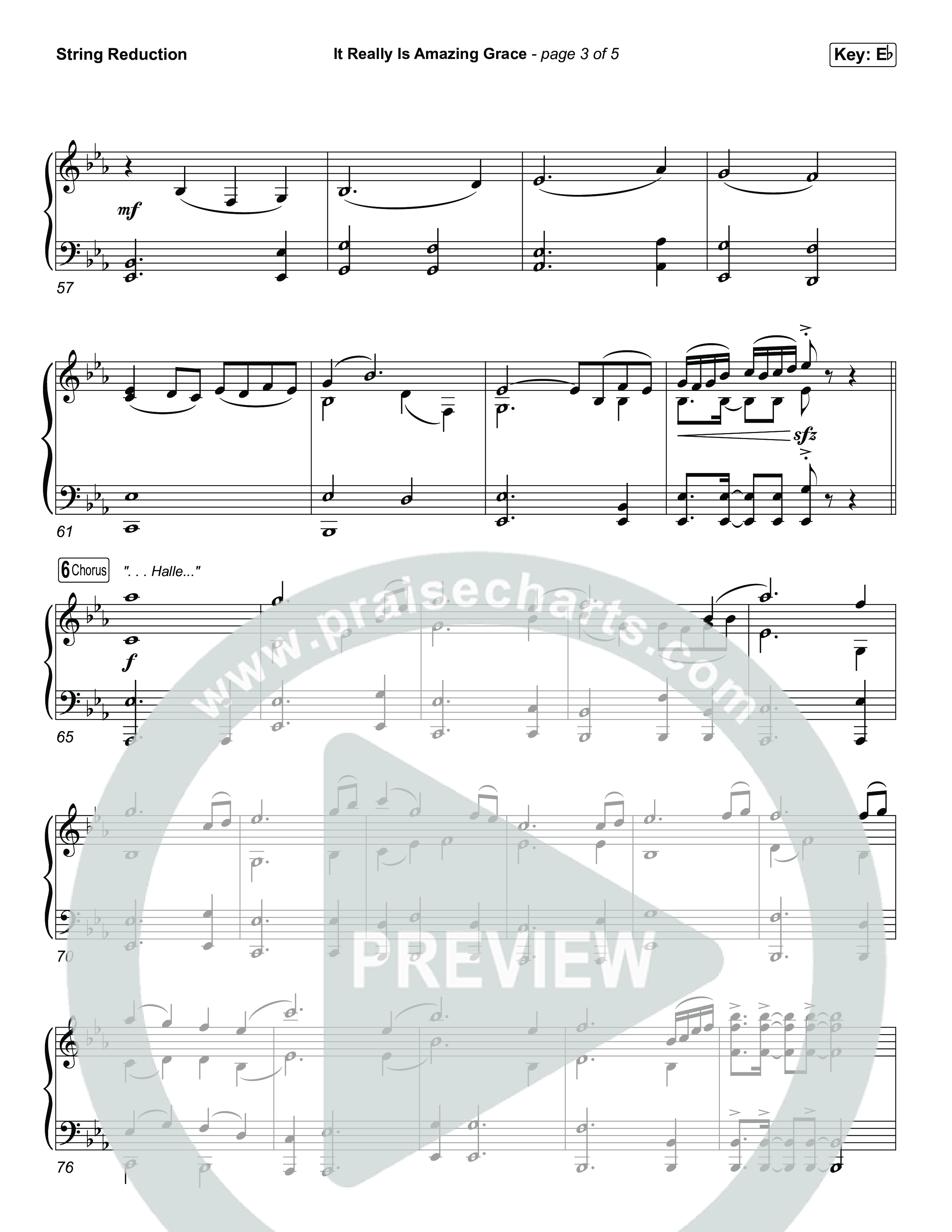 It Really Is Amazing Grace (Unison/2-Part) String Reduction (Phil Wickham / Crowder / Arr. Luke Gambill)