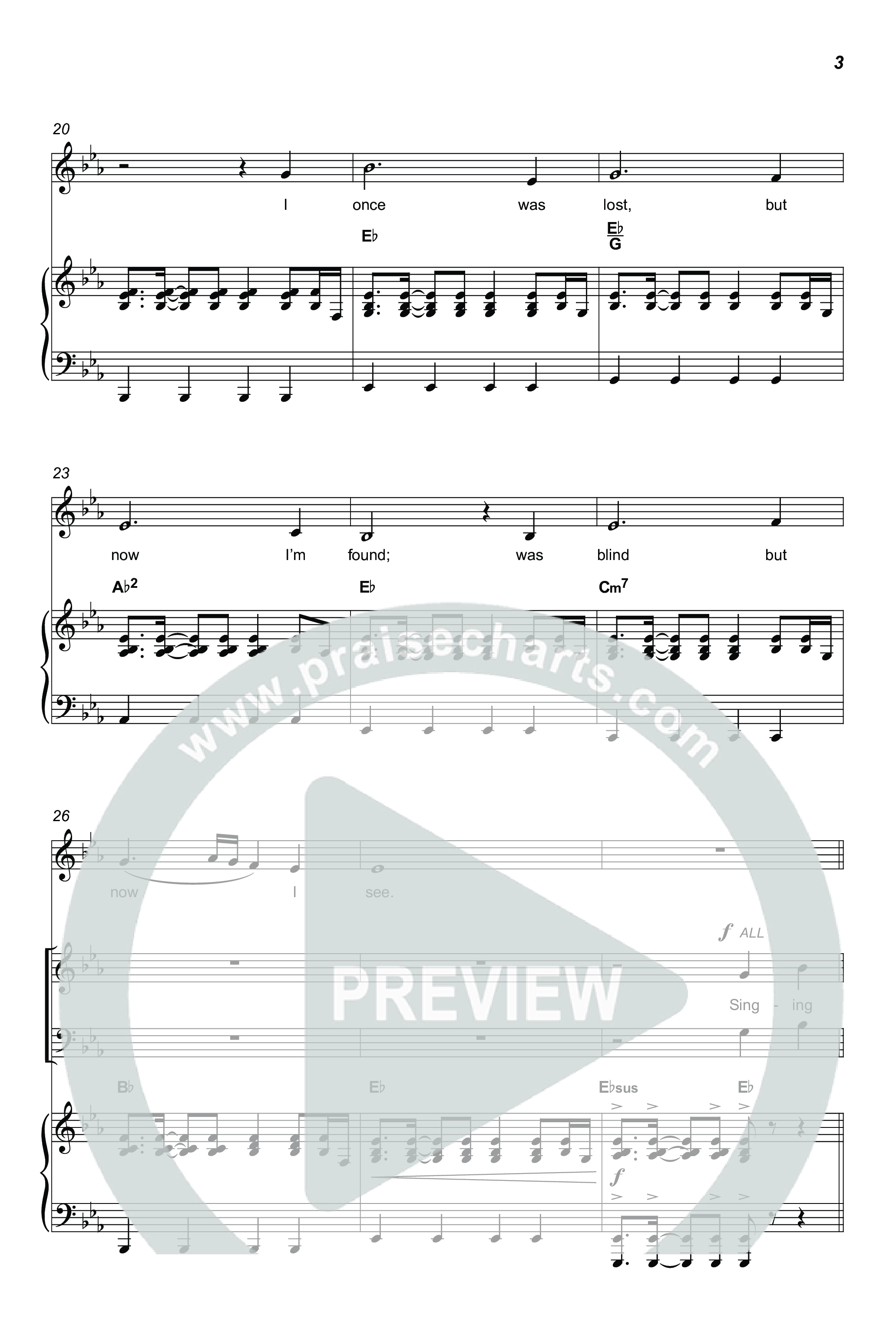 It Really Is Amazing Grace (Sing It Now) Octavo (SATB & Pno) (Phil Wickham / Crowder / Arr. Luke Gambill)