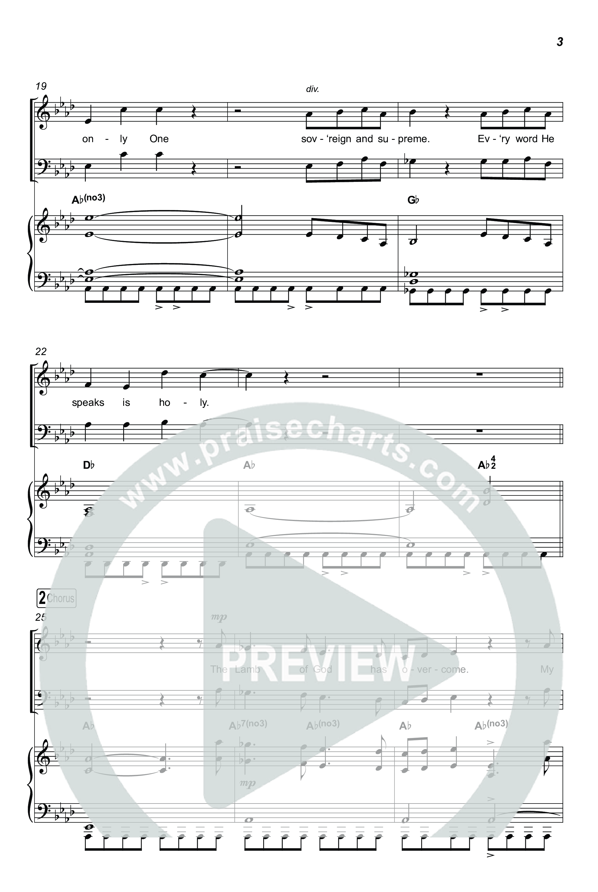 SO BE IT (Choral Anthem SATB) Octavo (SATB & Pno) (Elevation Worship / Tiffany Hudson / Chris Brown / Arr. Luke Gambill)