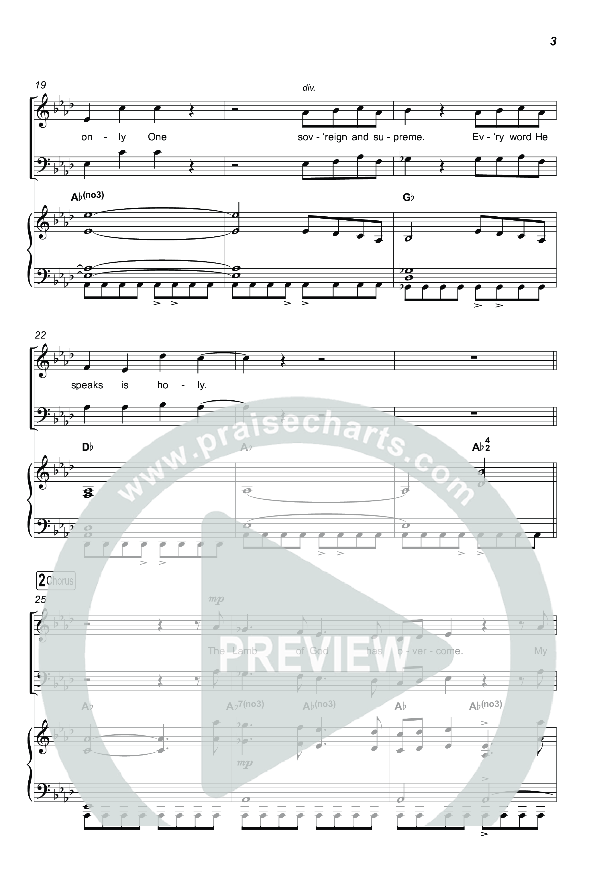 SO BE IT (Sing It Now) Octavo (SATB & Pno) (Elevation Worship / Tiffany Hudson / Chris Brown / Arr. Luke Gambill)