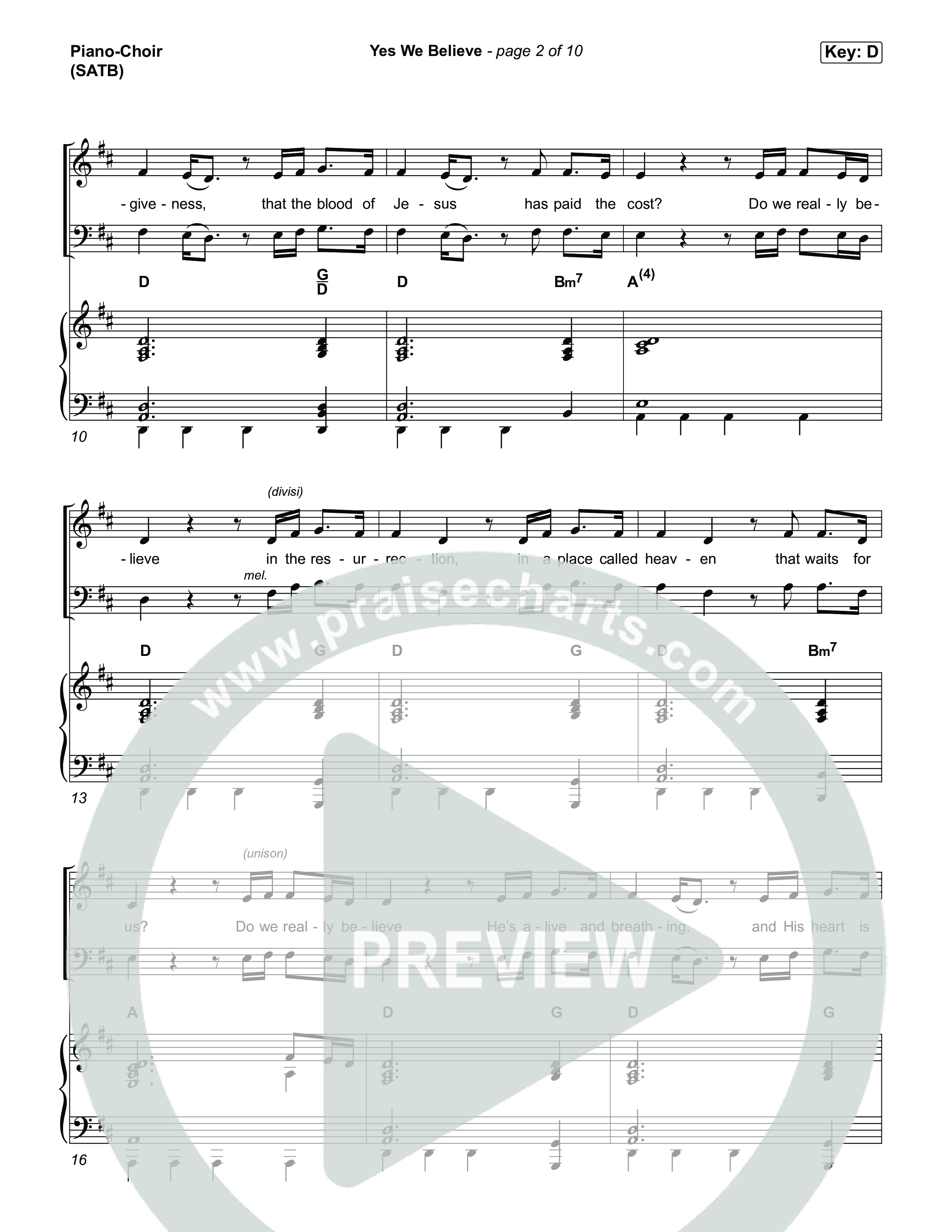 Yes We Believe Piano/Vocal Pack (Paul Baloche)