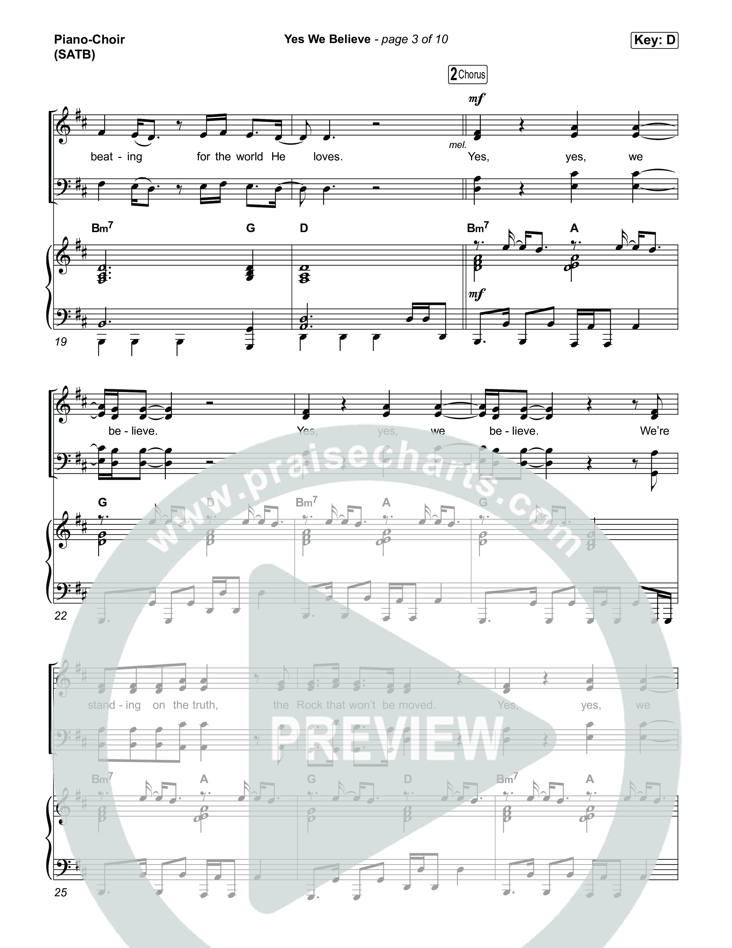 Yes We Believe Piano/Vocal Pack (Paul Baloche)