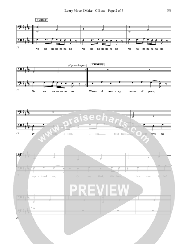 Every Move I Make Contrabass (David Ruis)