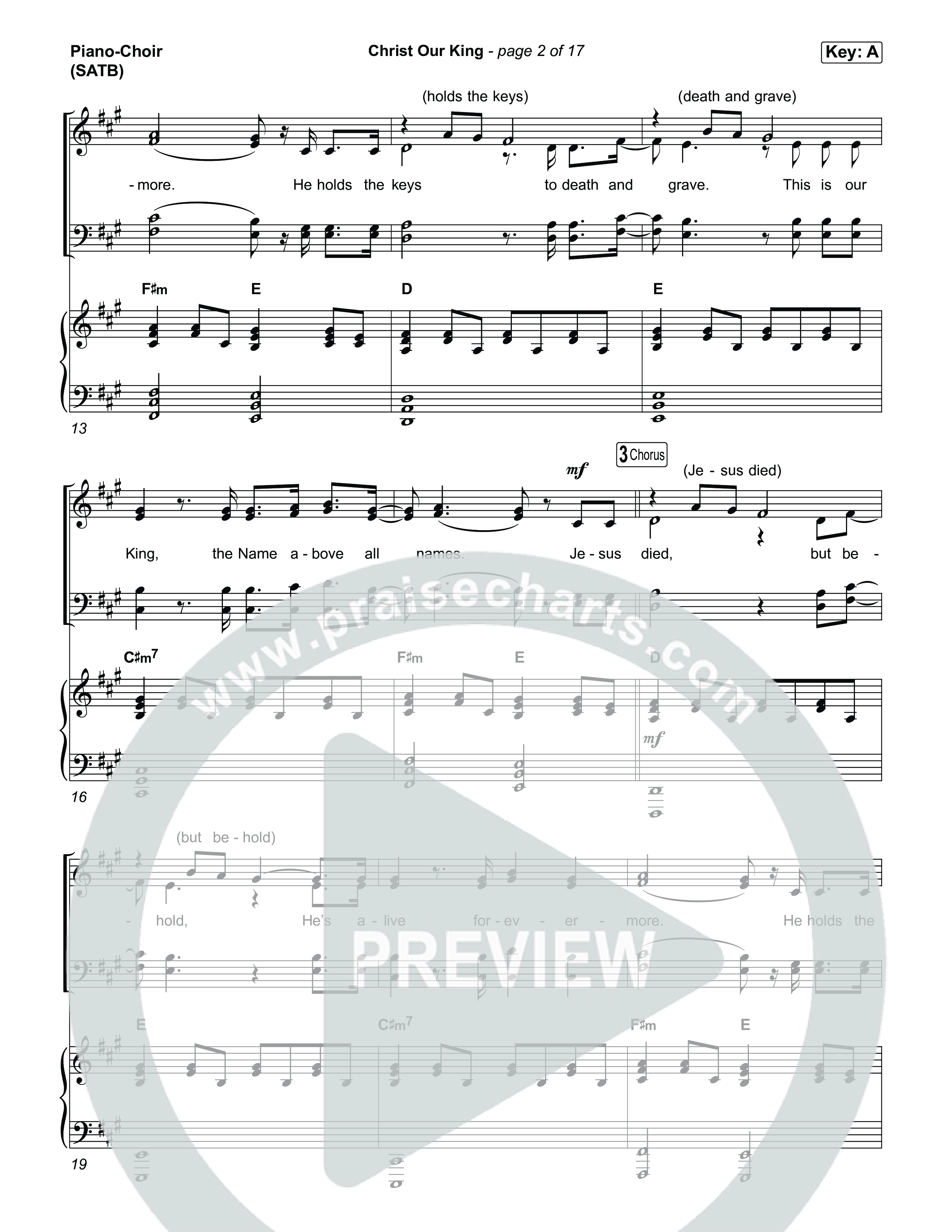 Christ Our King Piano/Vocal Pack (Jesus Image)