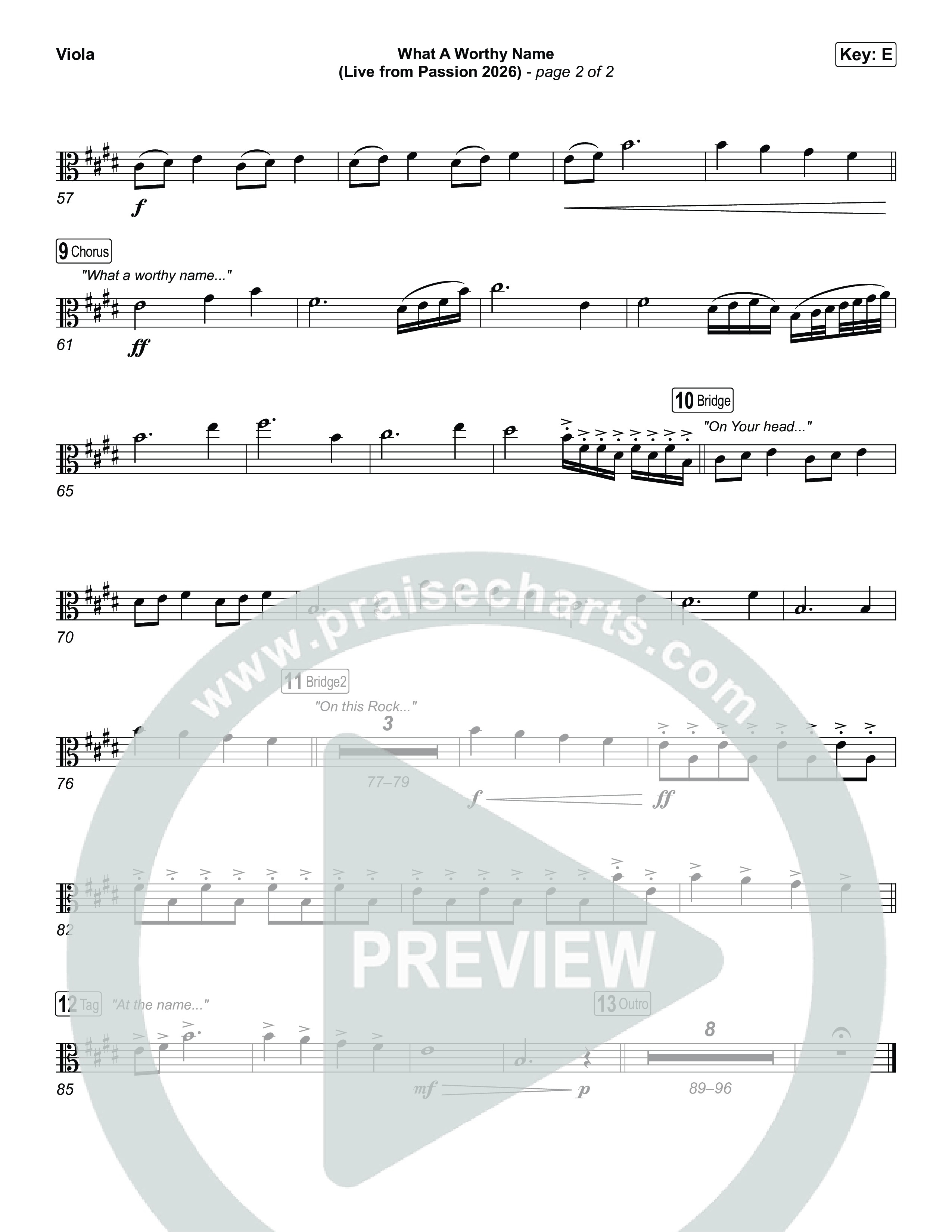 What A Worthy Name (Live From Passion 2026) Viola (Passion / Chidima)