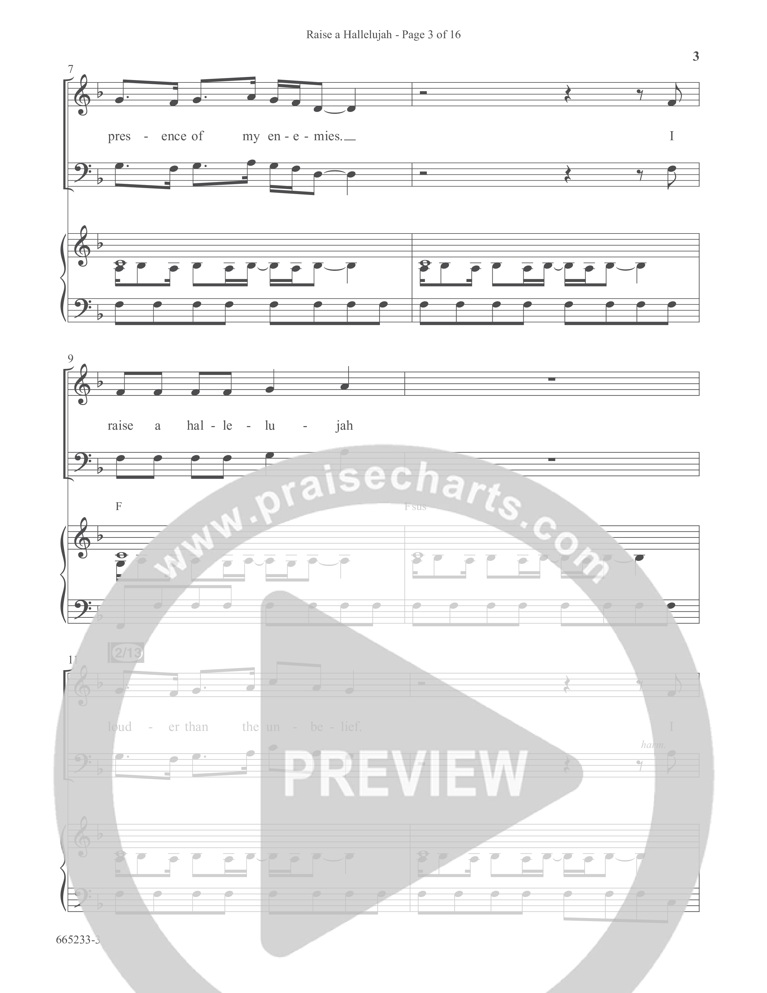 Raise A Hallelujah (Choral Anthem SATB) Anthem (SATB/Piano) (Word Music Choral / Arr. Daniel Semsen)