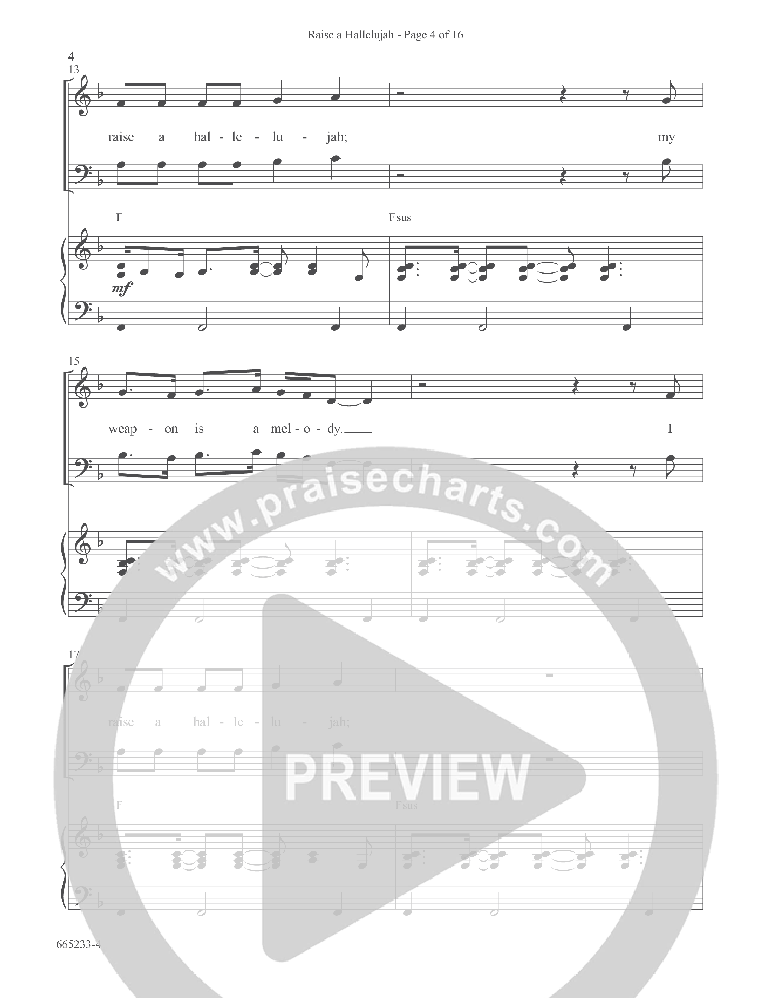Raise A Hallelujah (Choral Anthem SATB) Anthem (SATB/Piano) (Word Music Choral / Arr. Daniel Semsen)