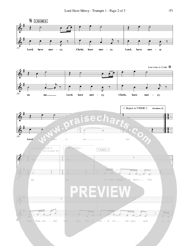 Lord Have Mercy Trumpet 1 (Steve Merkel)